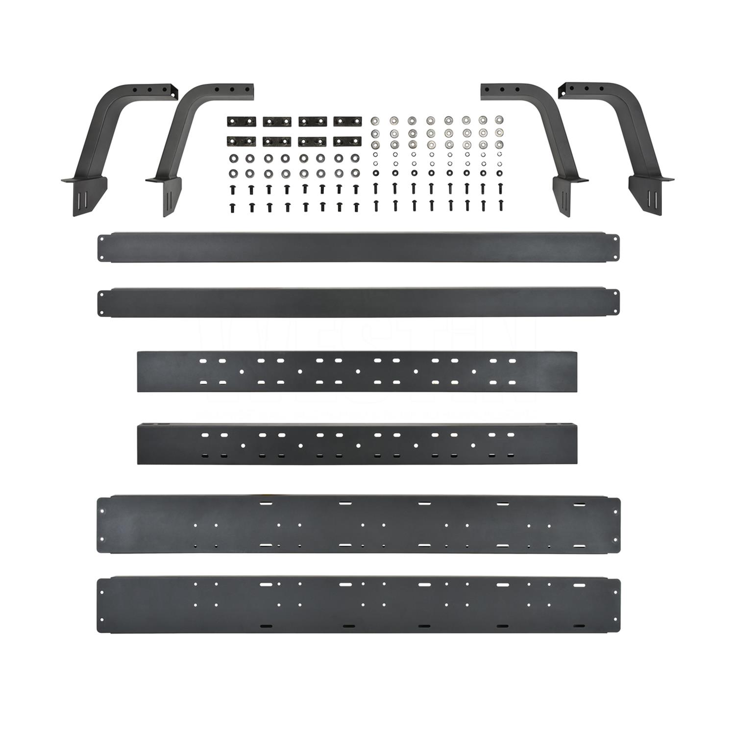 Westin 05-21 Toyota Tacoma 6ft Bed Overland Cargo Rack - Textured Black (1x wes51-20015, 1x wes51-30015) thumbnail 3