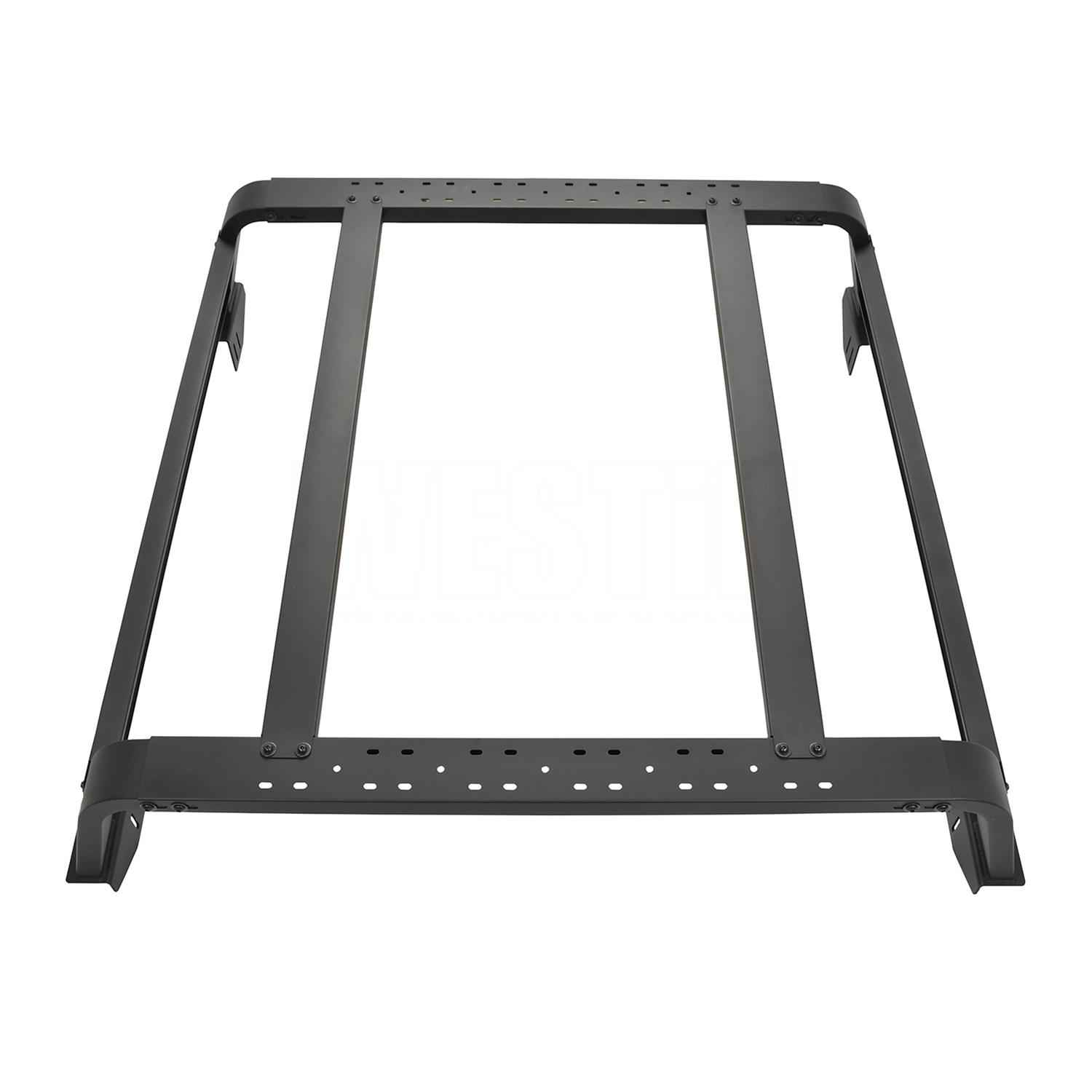 Westin 05-21 Toyota Tacoma 6ft Bed Overland Cargo Rack - Textured Black (1x wes51-20015, 1x wes51-30015) thumbnail 5