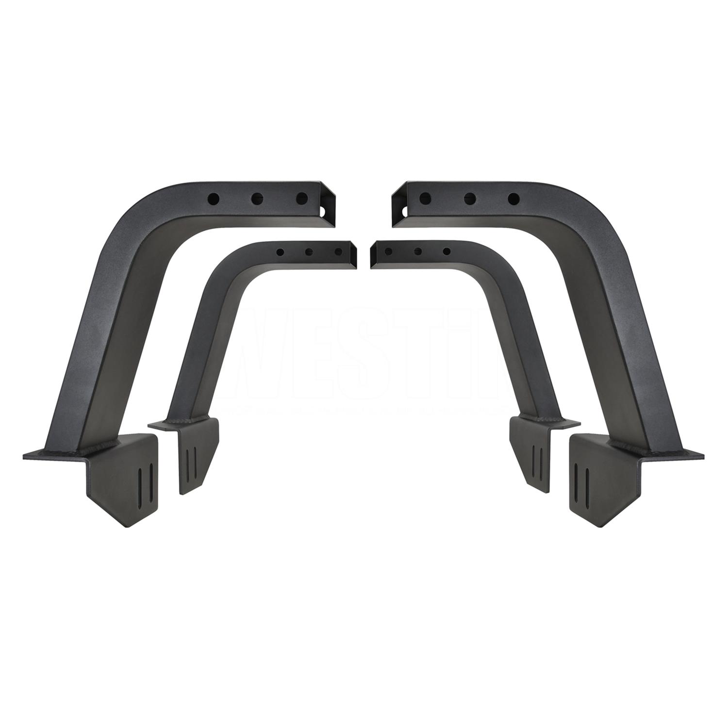 Westin 05-21 Toyota Tacoma Overland Cargo Rack Base - Textured Black thumbnail 2