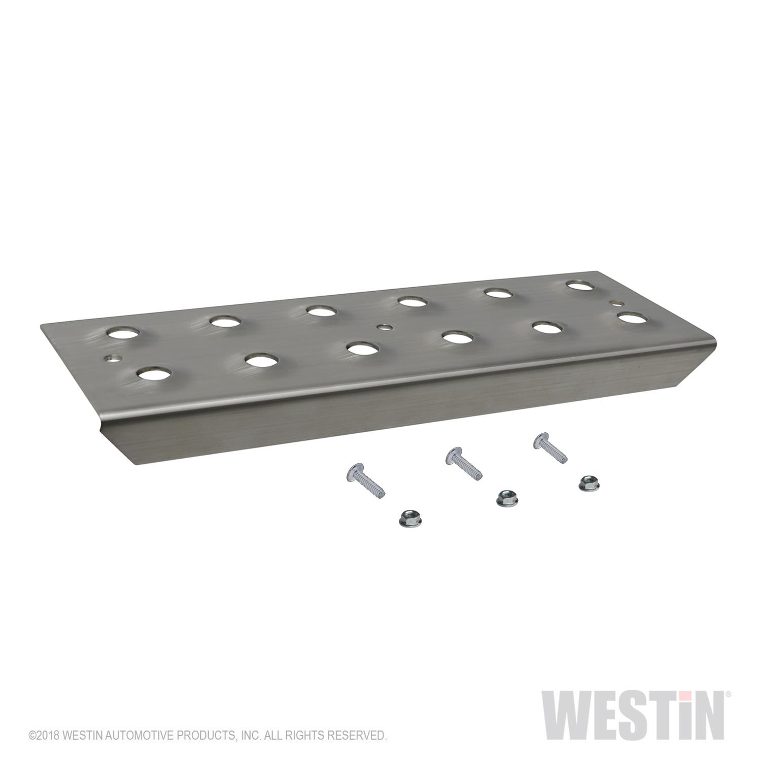 Westin 11in Step Plate w/screws (Set of 2)- Stainless Steel thumbnail 3