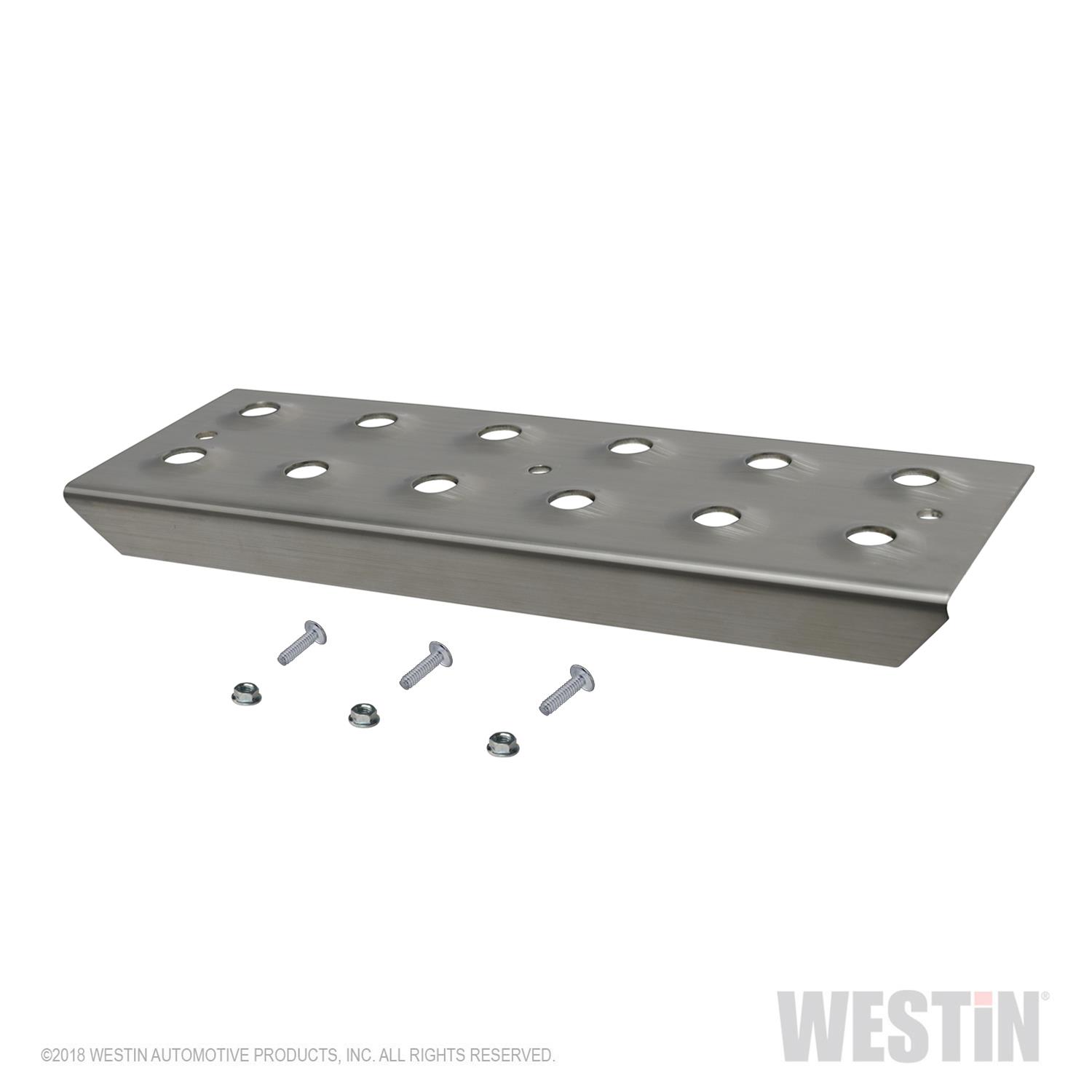 Westin 11in Step Plate w/screws (Set of 2)- Stainless Steel thumbnail 2