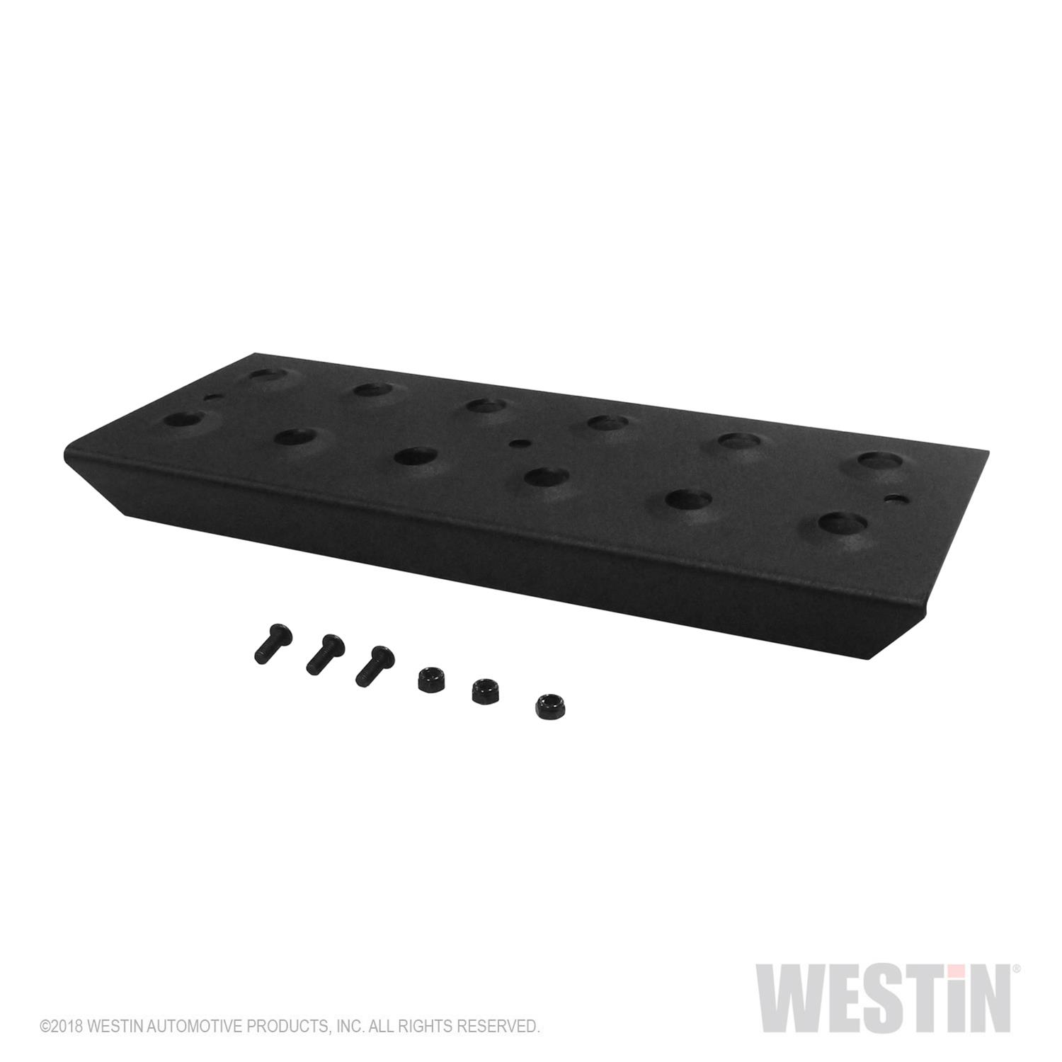 Westin Replacement service kit includes 11 inch die stamped step pad and fasteners - Black thumbnail 3