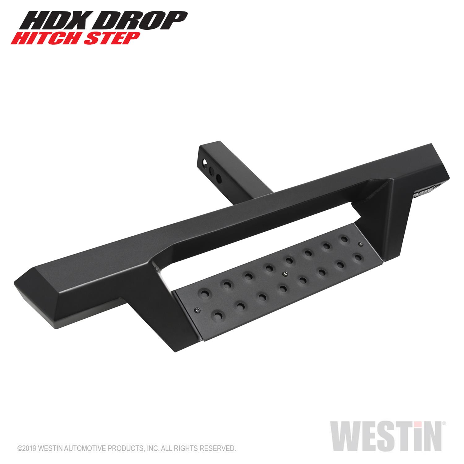 Westin HDX Drop Hitch Step 34in Step 2in Receiver - Textured Black thumbnail 5