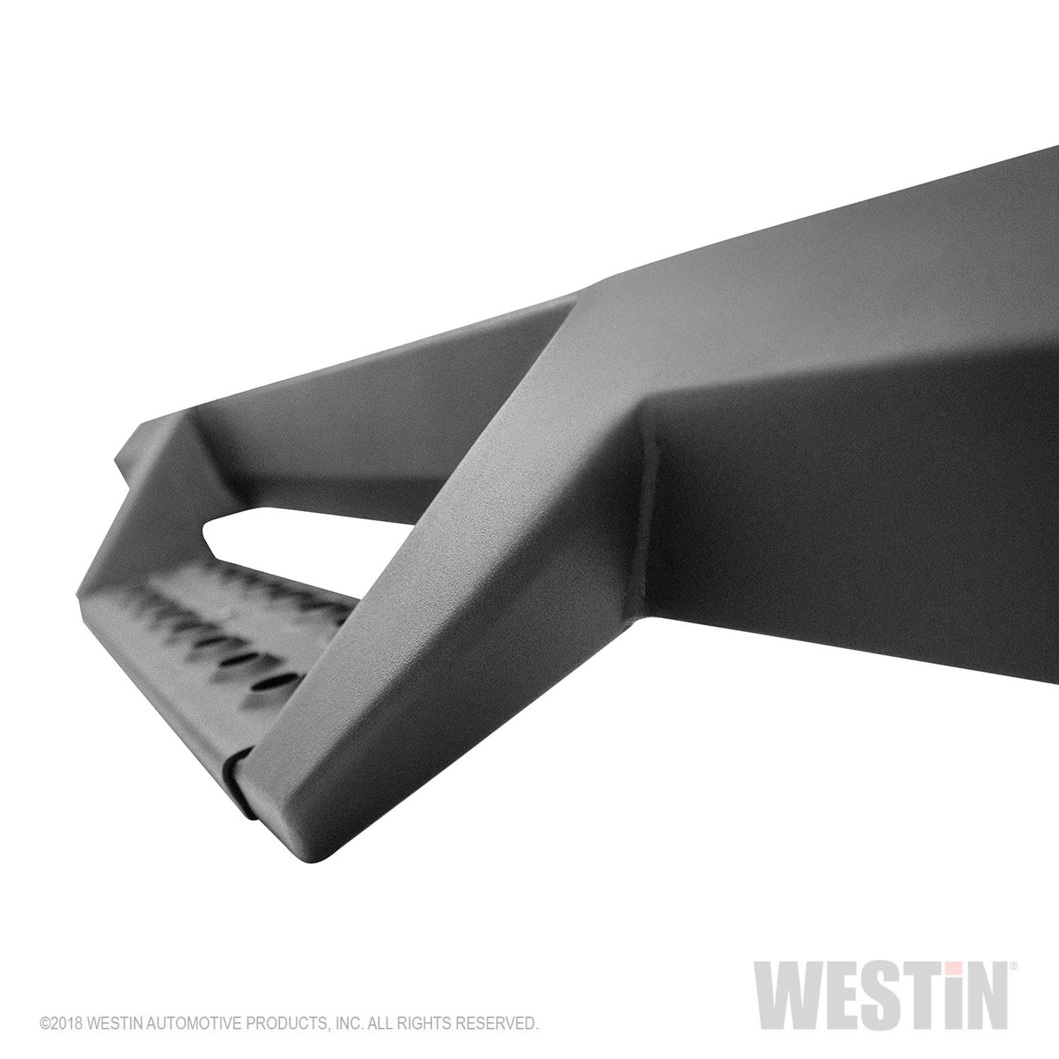 Westin/HDX 99-16 Ford F-250/350/450/550 Crew Cab Drop Nerf Step Bars - Textured Black thumbnail 7