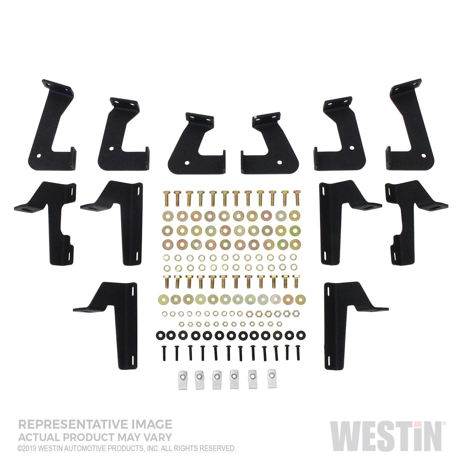 Westin/HDX 07-17 Jeep Wrangler Unlimited Drop Nerf Step Bars - Textured Black thumbnail 9