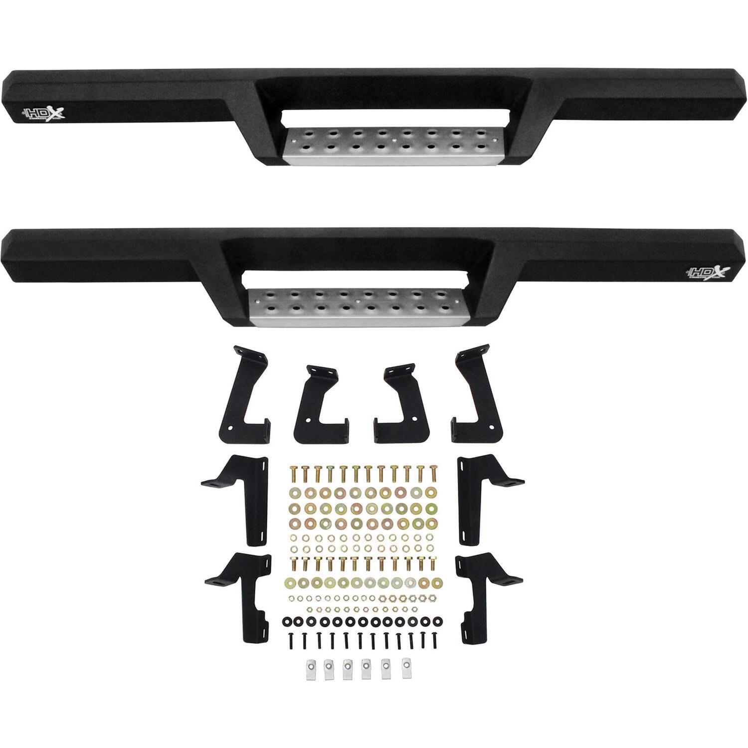 Westin 07-18 Jeep Wrangler JK 2dr. HDX Stainless Drop Nerf Step Bars - Tex. Blk thumbnail 6