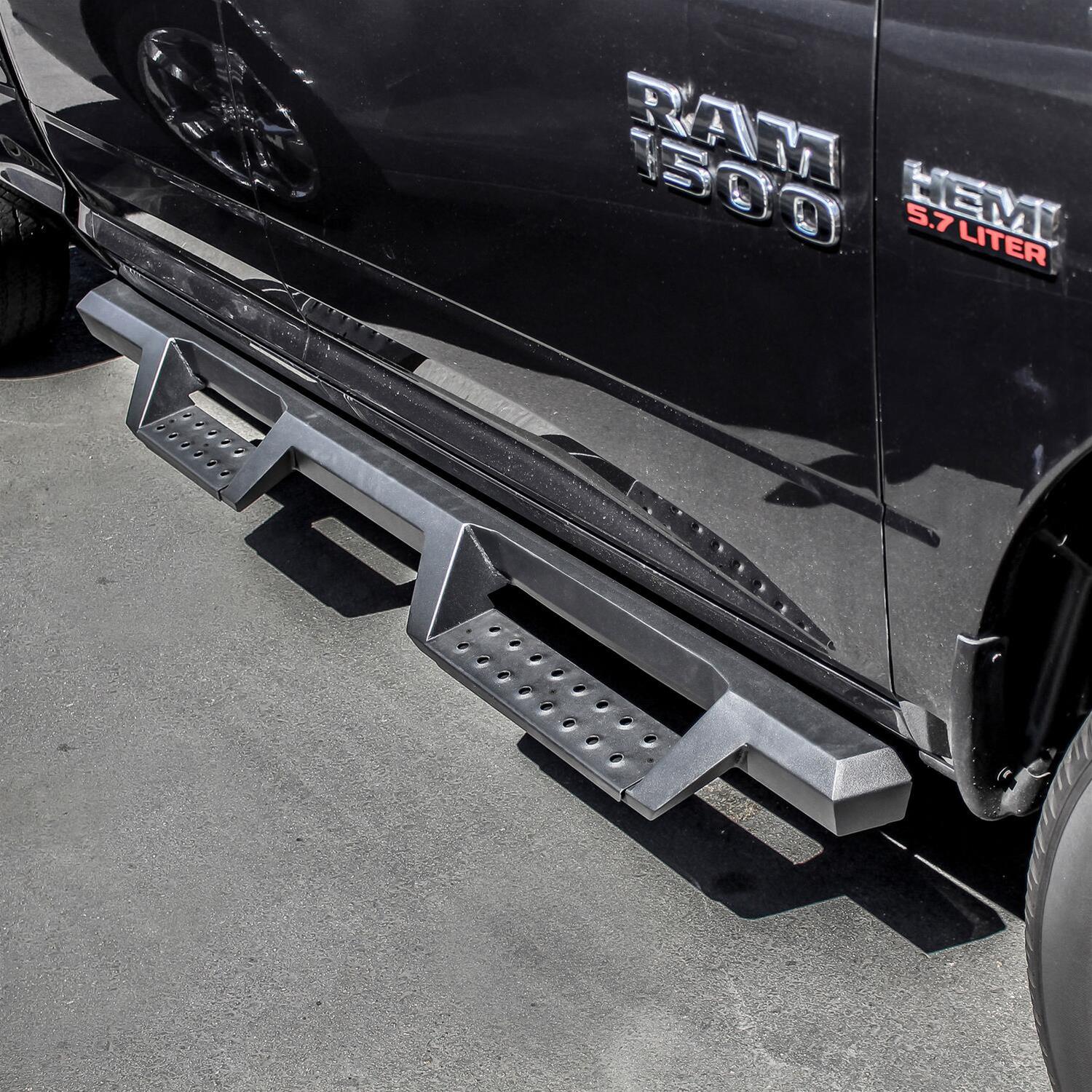 Westin/HDX 09-18 Dodge/Ram 1500 Quad Cab Drop Nerf Step Bars - Textured Black thumbnail 2
