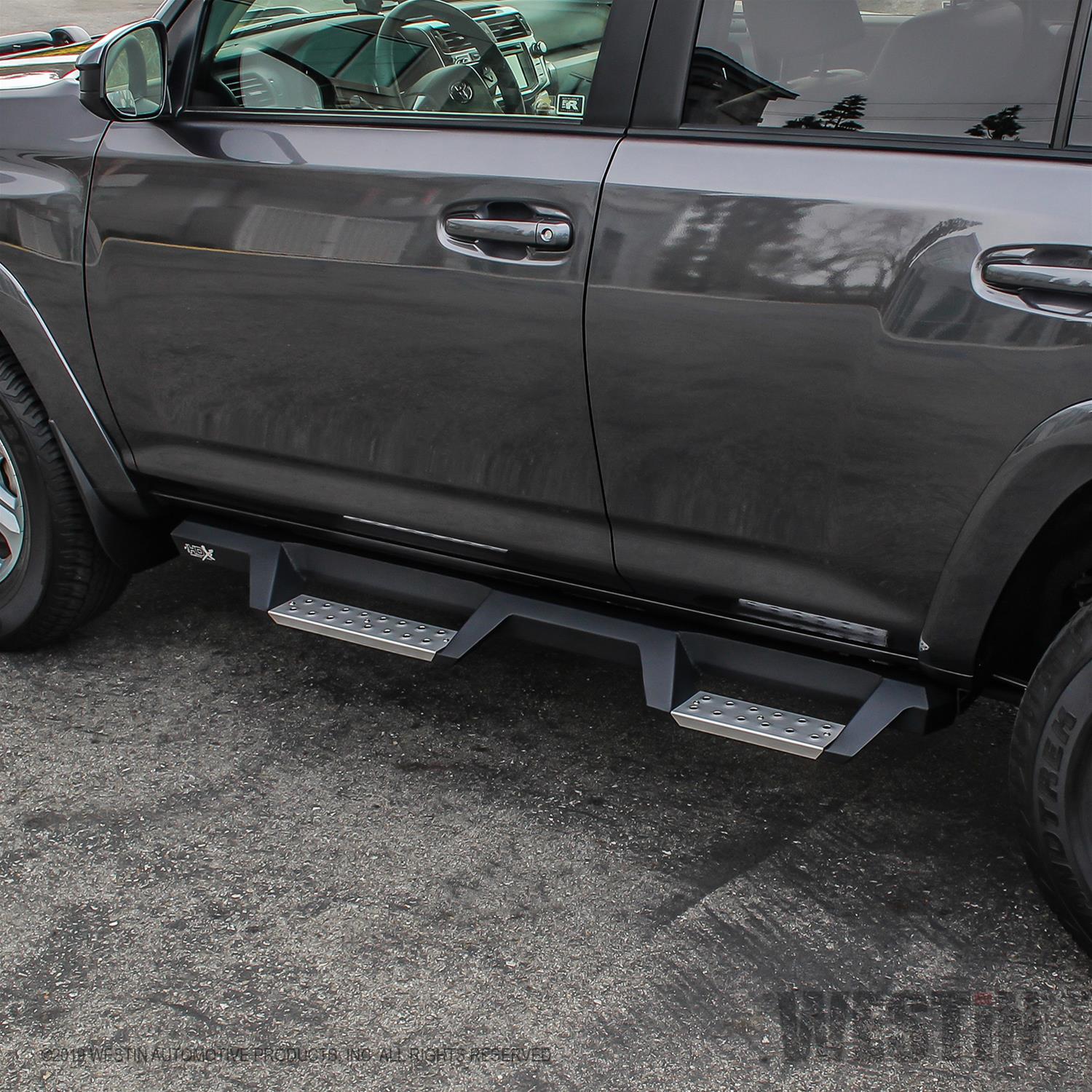 Westin 10-17 Toyota 4Runner Trail Edition (Excl. Ltd) HDX Stainless Drop Nerf Step Bars - Tex. Blk thumbnail 2