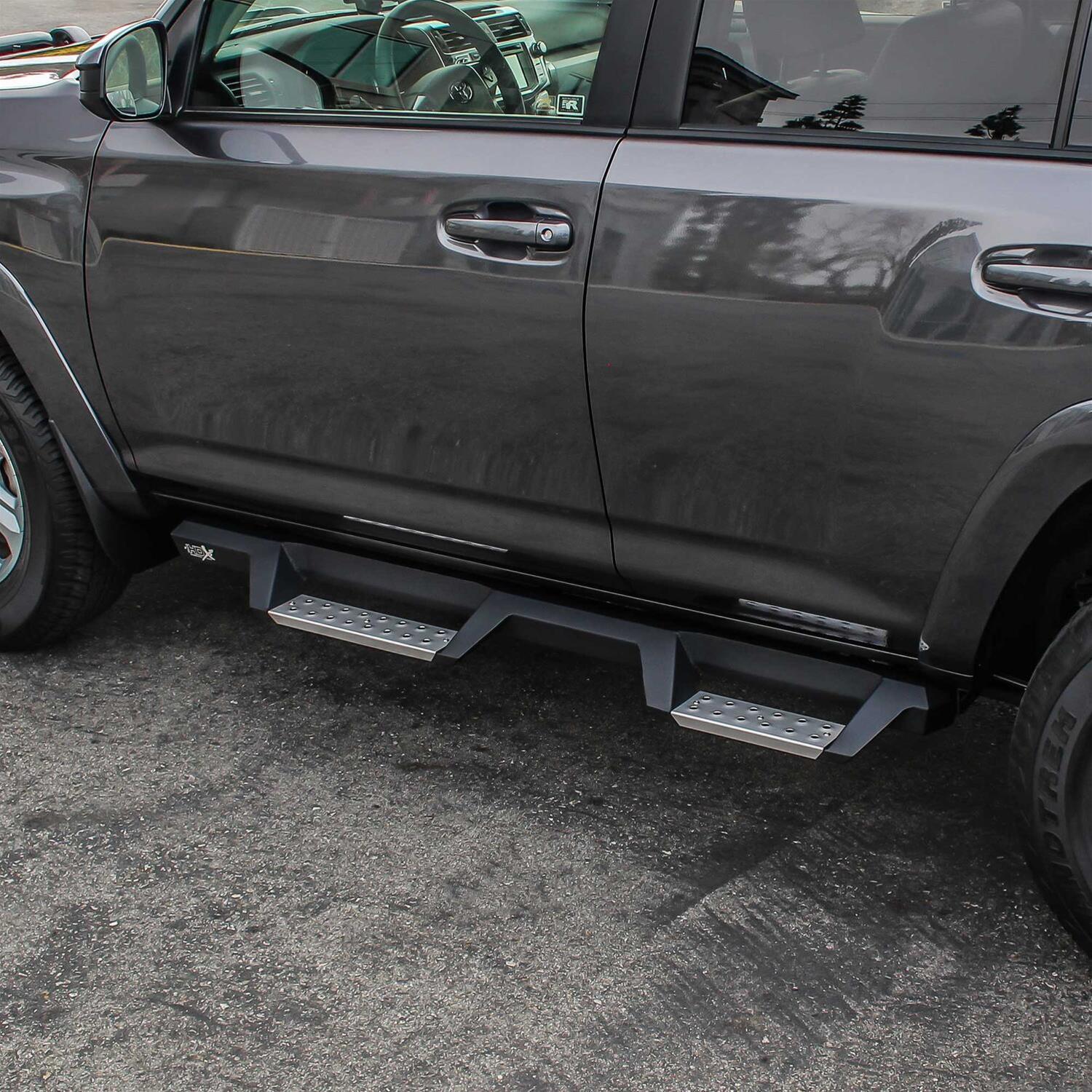 Westin 10-17 Toyota 4Runner Trail Edition (Excl. Ltd) HDX Stainless Drop Nerf Step Bars - Tex. Blk thumbnail 4