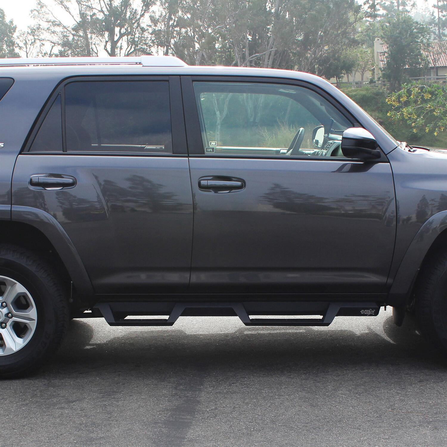 Westin/HDX 10-17 Toyota 4Runner Trail Edition Drop Nerf Step Bars - Textured Black thumbnail 3