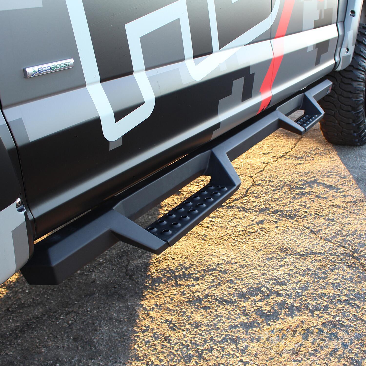 Westin/HDX 17-18 Ford F-150 SuperCrew Drop Nerf Step Bars - Textured Black thumbnail 4