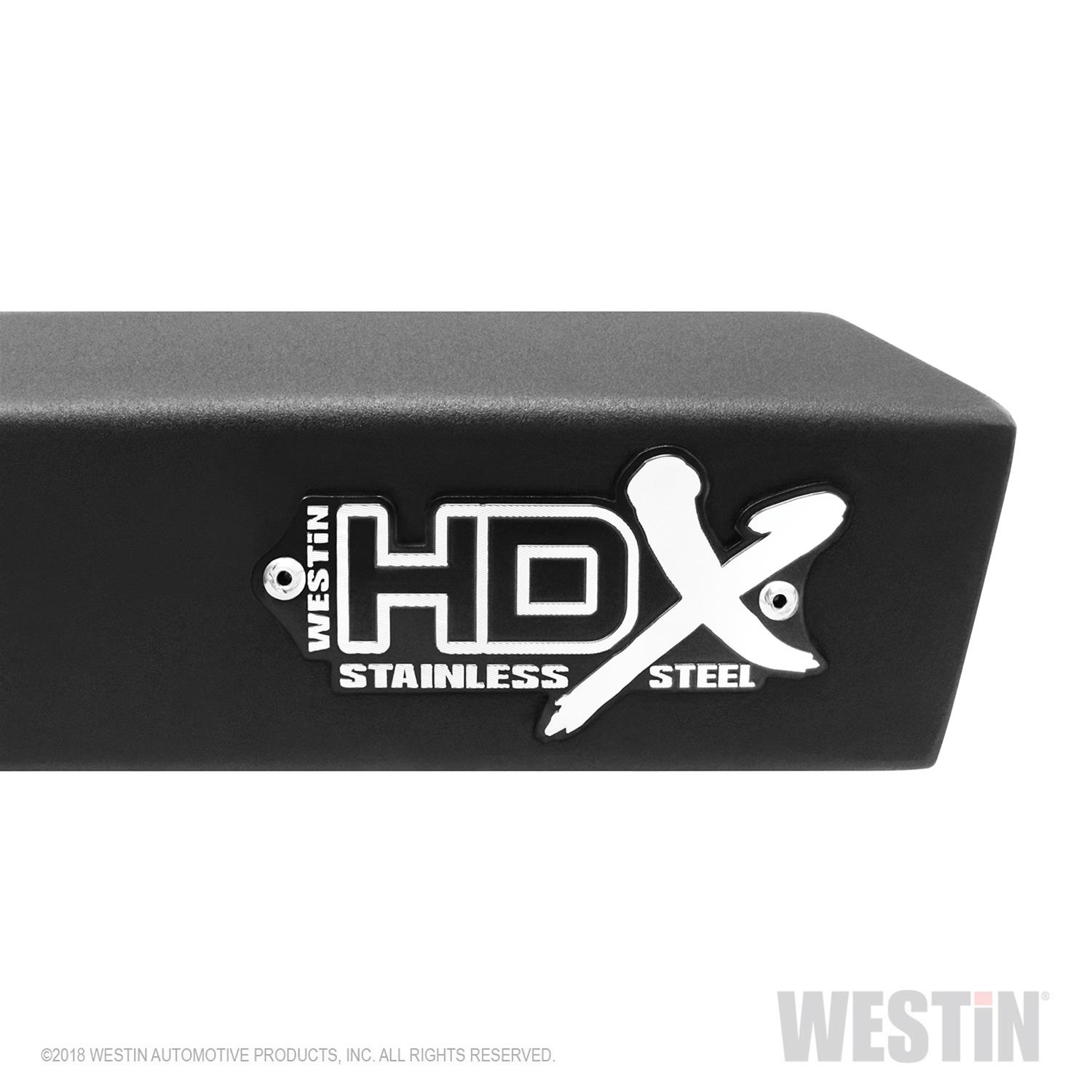 Westin HDX Drop Steps for 2018-2025 WRANGLER - 56-140552 Nerf/Step Bar, Step, Stainless Steel, Black Textured, Jeep, Pair thumbnail 6