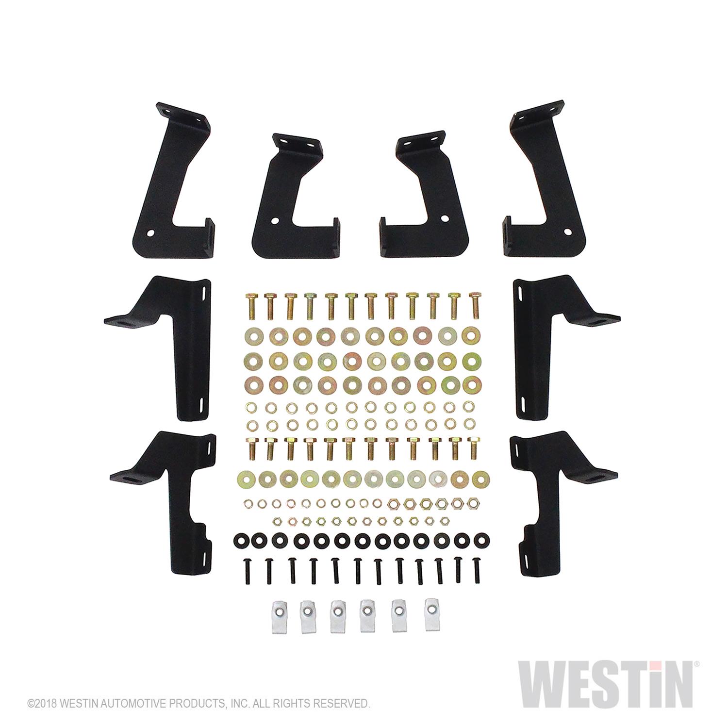 Westin 18-26 Jeep Wrangler JL 2DR HDX Drop Nerf Step Bars - Textured Black thumbnail 8