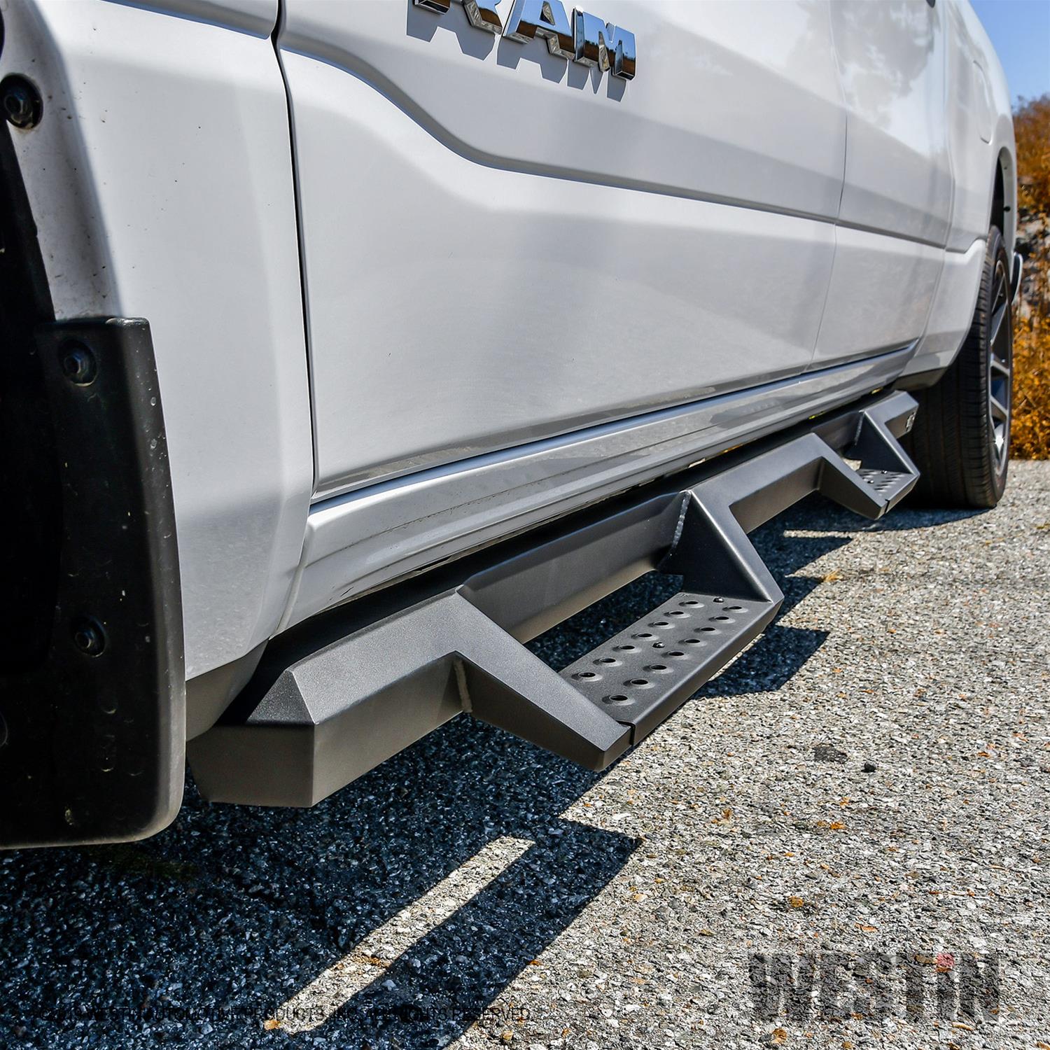 Westin/HDX 2019 Ram 1500 Crew Cab Drop Nerf Step Bars - Textured Black thumbnail 7