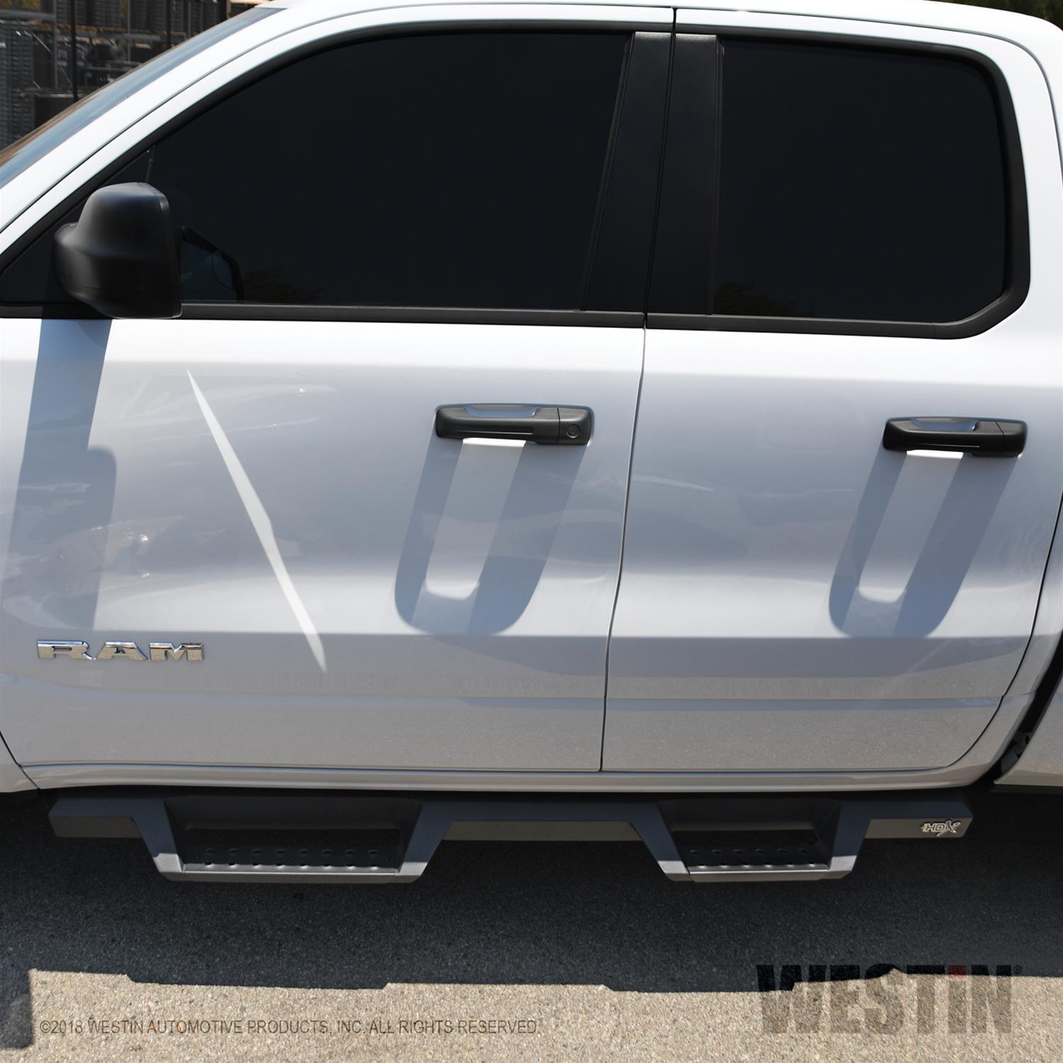 Westin 2019 Ram 1500 Quad Cab Drop Nerf Step Bars - Textured Black thumbnail 9