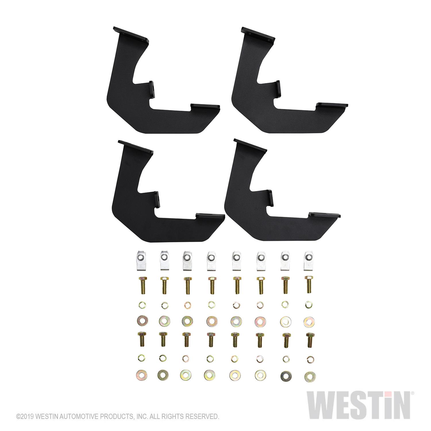 Westin 19-20 Chevrolet Silverado / GMC Sierra 1500 HDX Drop Nerf Step Bars - Textured Black thumbnail 2