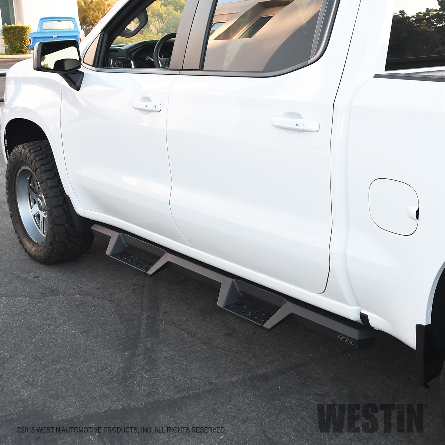 Westin 2019 Chevrolet Silverado / GMC Sierra 1500 Crew Cab Drop Nerf Step Bars - Textured Black thumbnail 6