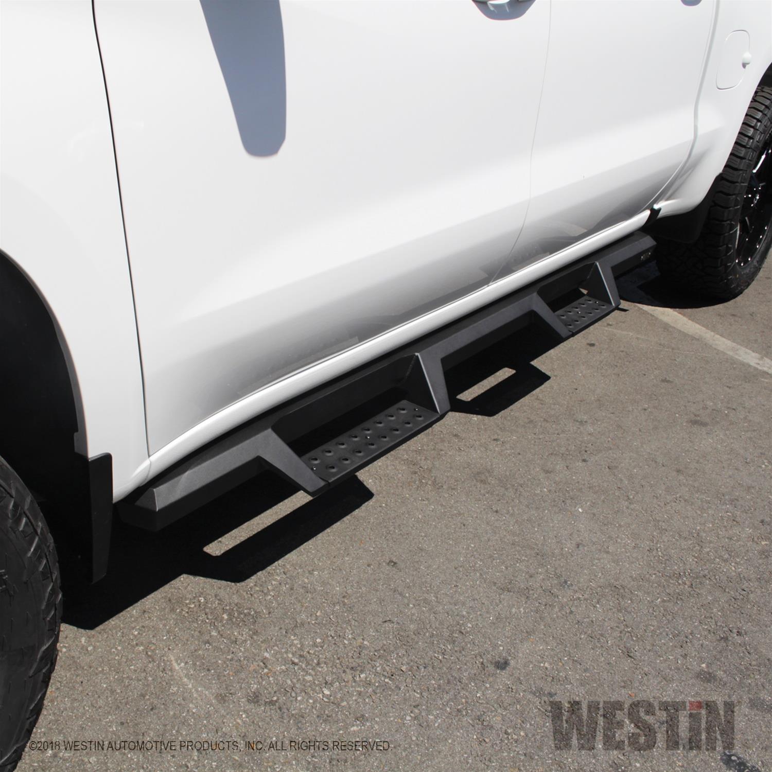 Westin 2019 Chevrolet Silverado / GMC Sierra 1500 Crew Cab Drop Nerf Step Bars - Textured Black thumbnail 5