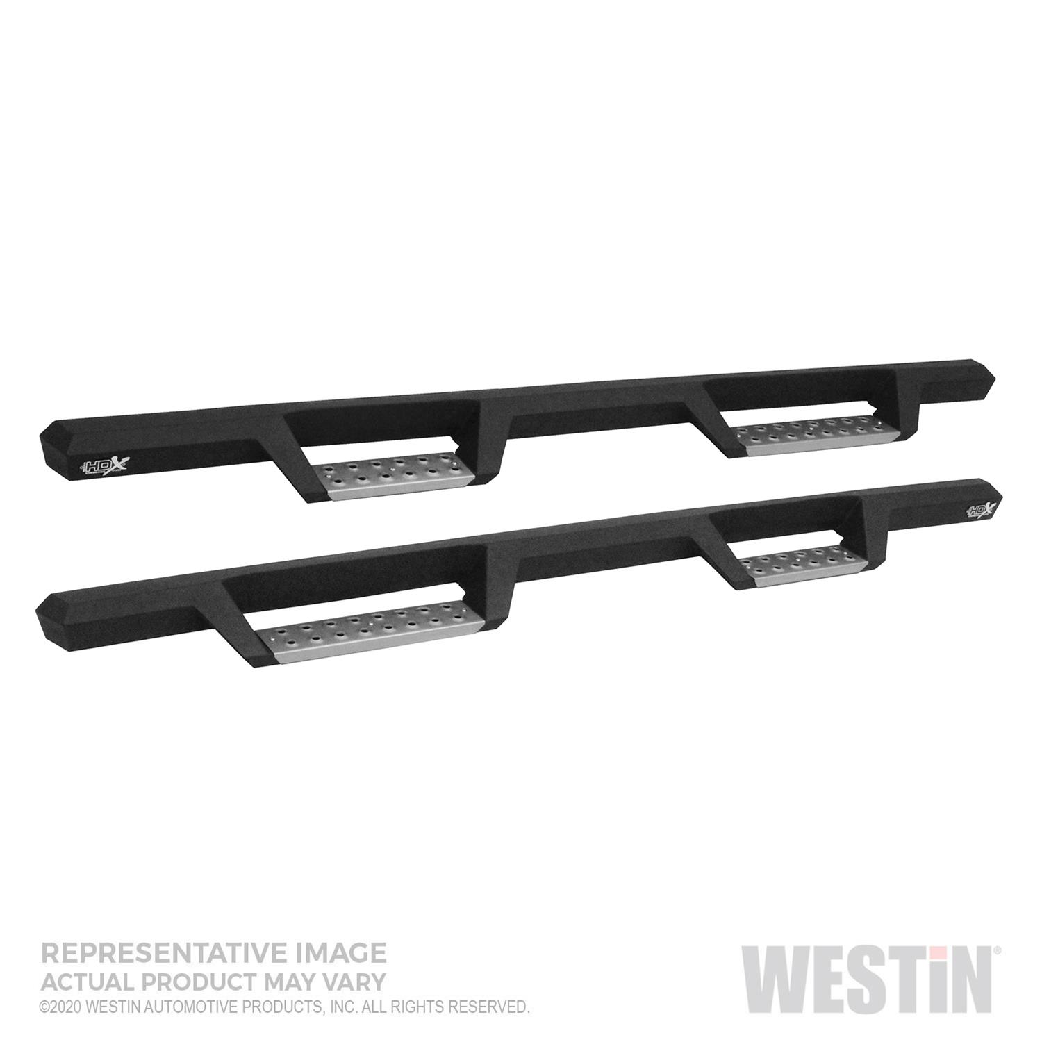 Westin 2020 Jeep Gladiator HDX Stainless Drop Nerf Step Bars - Textured Black thumbnail 5