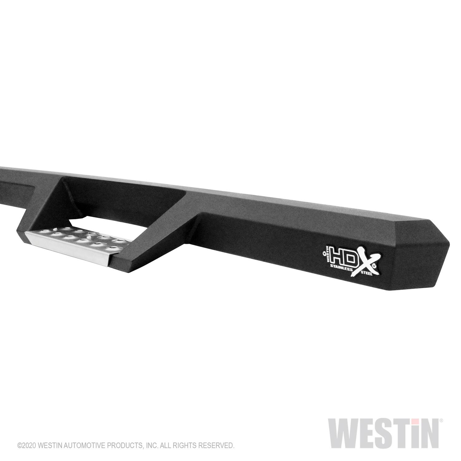 Westin 2020 Jeep Gladiator HDX Stainless Drop Nerf Step Bars - Textured Black thumbnail 6