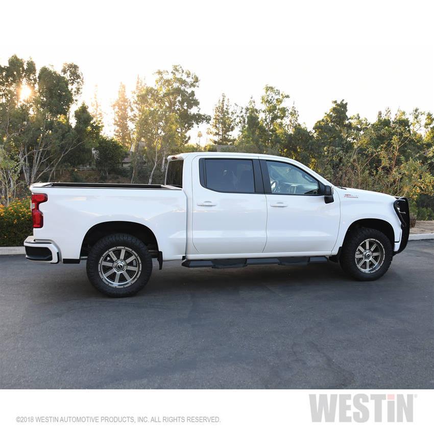 Westin 2019 Chevrolet Silverado/Sierra 1500 Crew Cab Xtreme Nerf Step Bars - Textured Black thumbnail 2