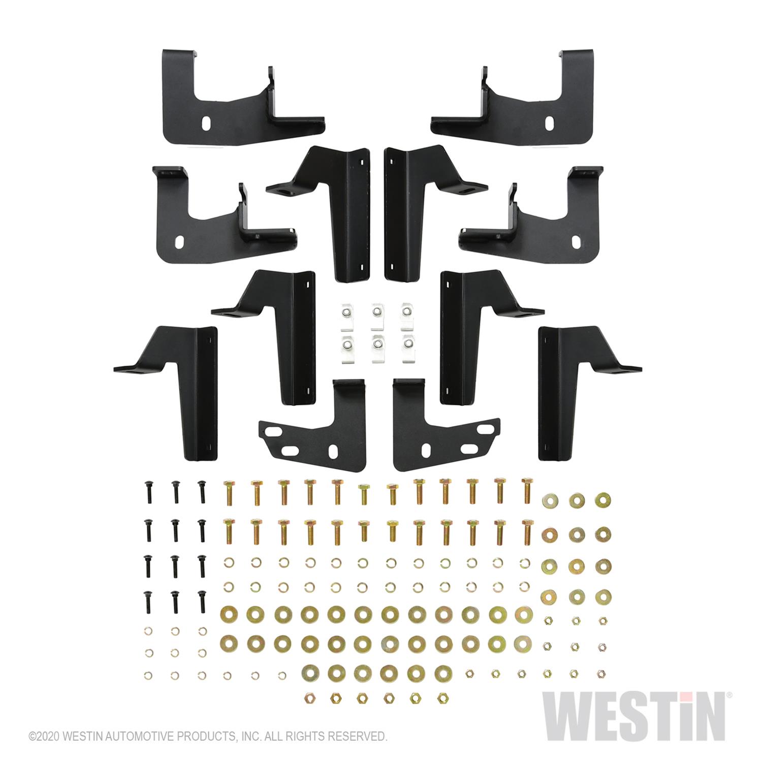 Westin 2020 Jeep Gladiator HDX Xtreme Nerf Step Bars - Textured Black thumbnail 8