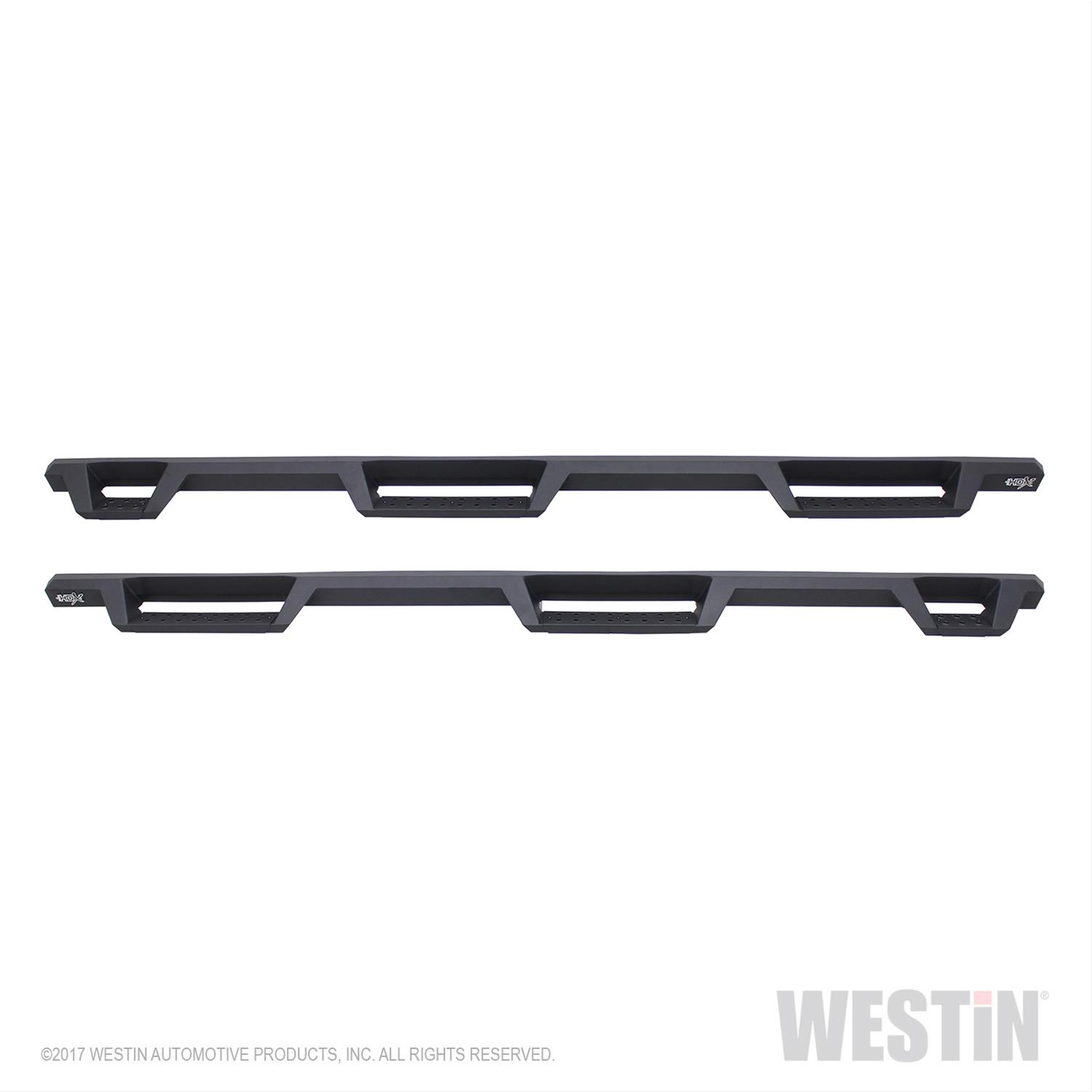 Westin HDX Drop Wheel-to-Wheel Nerf Step Bars for 2016-2023 TACOMA - 56-534185 Bars, Bars, Steps, Steel, Black Textured, 6 in. Diameter, Toyota, Pair