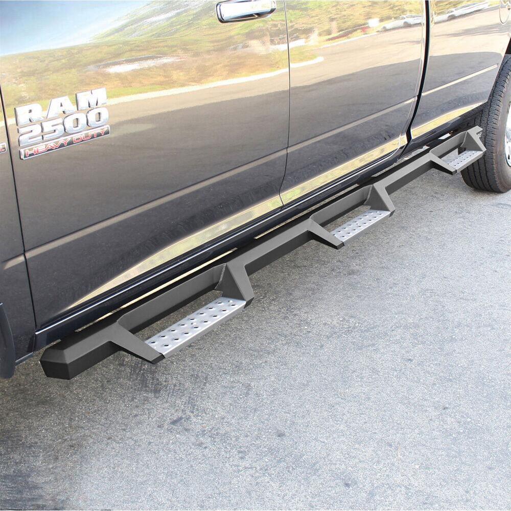 Westin/HDX 10-18 Ram 2500/3500 Crew Cab (8ft Bed) Drop Wheel to Wheel Nerf Step Bars - Txt Black thumbnail 9