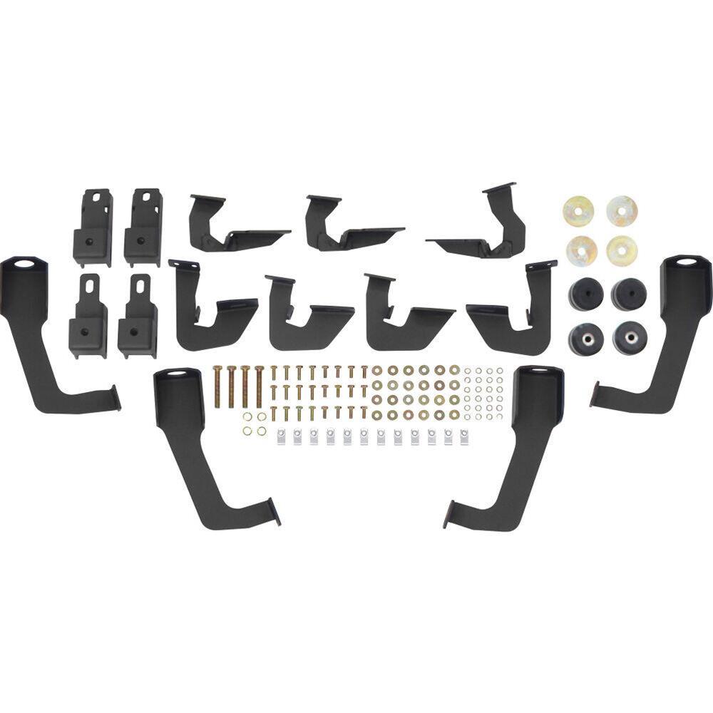 Westin/HDX 07-19 Chevrolet Silverado 2500 8ft Drop Wheel to Wheel Nerf Step Bars - Textured Black thumbnail 8