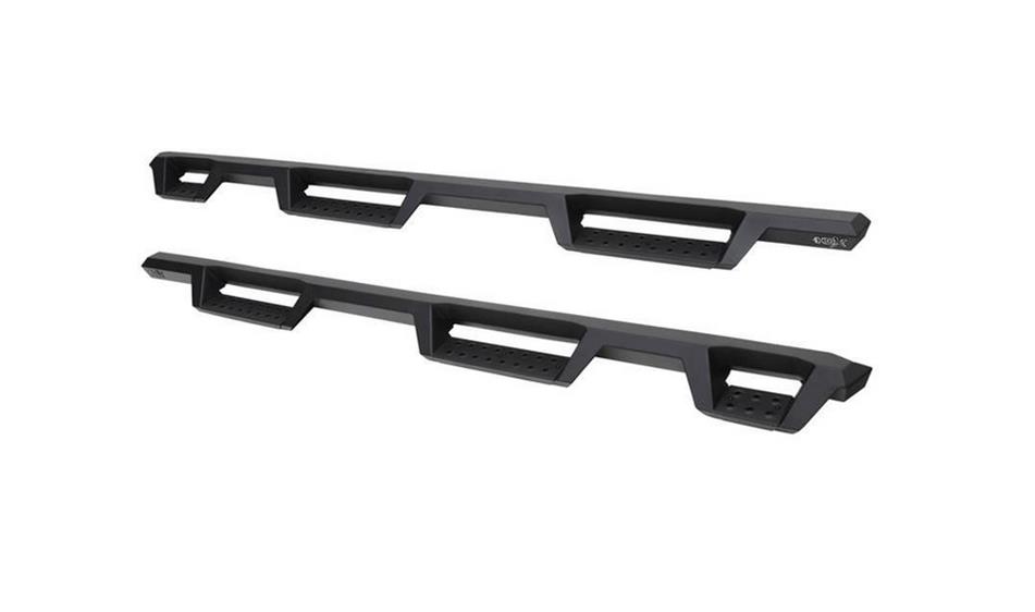 Westin 2019 Chevrolet Silverado/Sierra 1500 (5.5ft) Drop Wheel to Wheel Nerf Step Bars - Txt Black