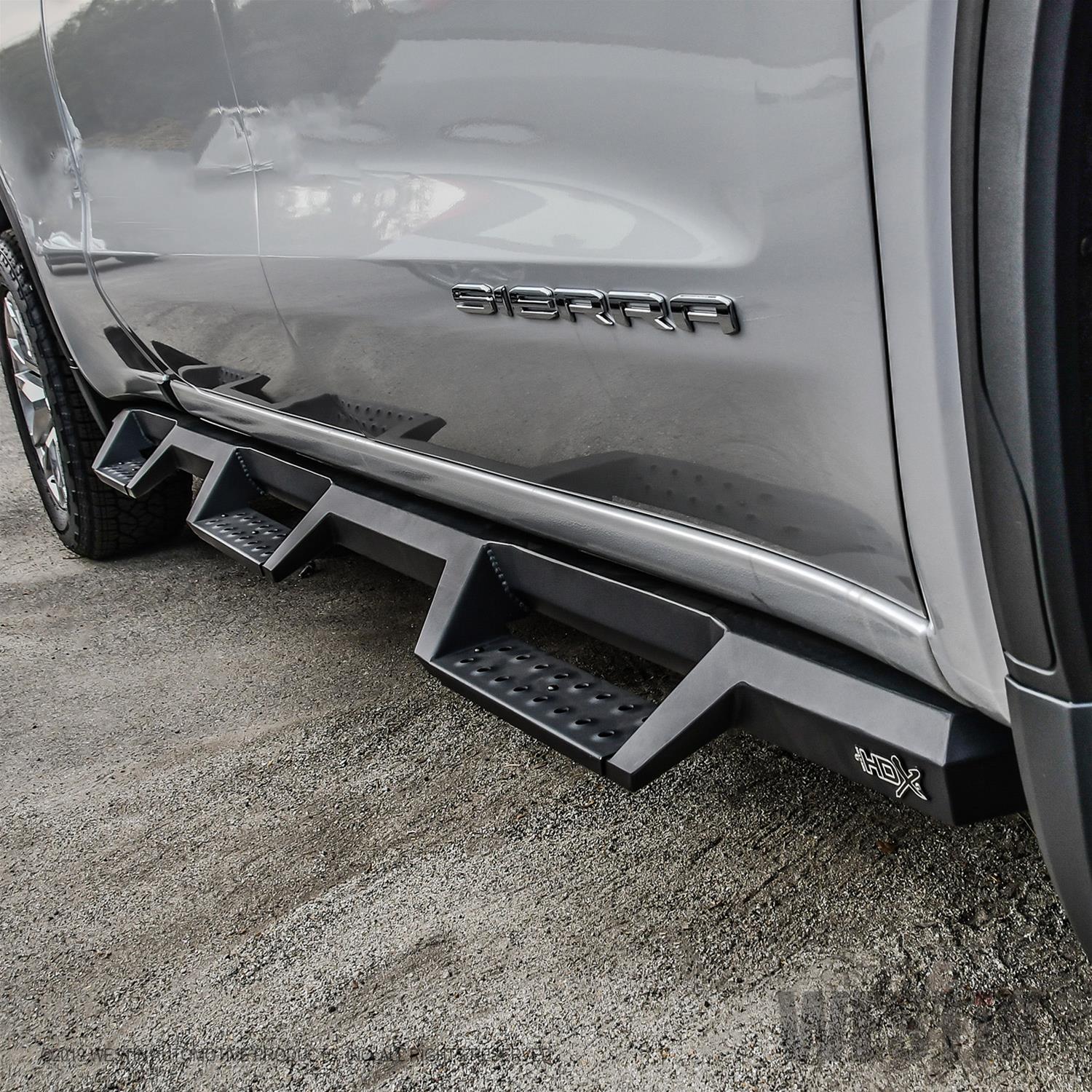 Westin 19-22 GMC Sierra 1500 CC 6.5ft Bed (Excl. 2019 Ltd/LD) HDX Drop W2W Nerf Step Bars - Tex. Blk thumbnail 2