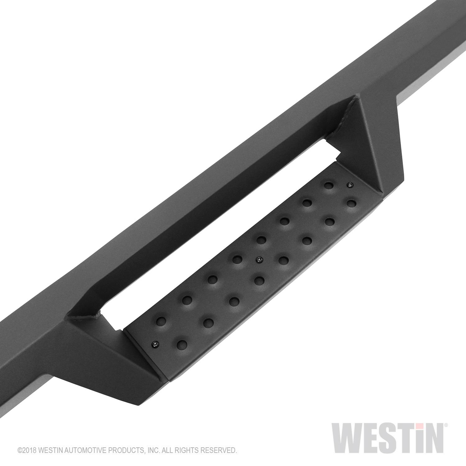Westin 19-20 GM 1500 DC 6.5ft bed (Excludes LD/Limited) HDX Drop W2W Nerf Step Bars - Textured Black thumbnail 5