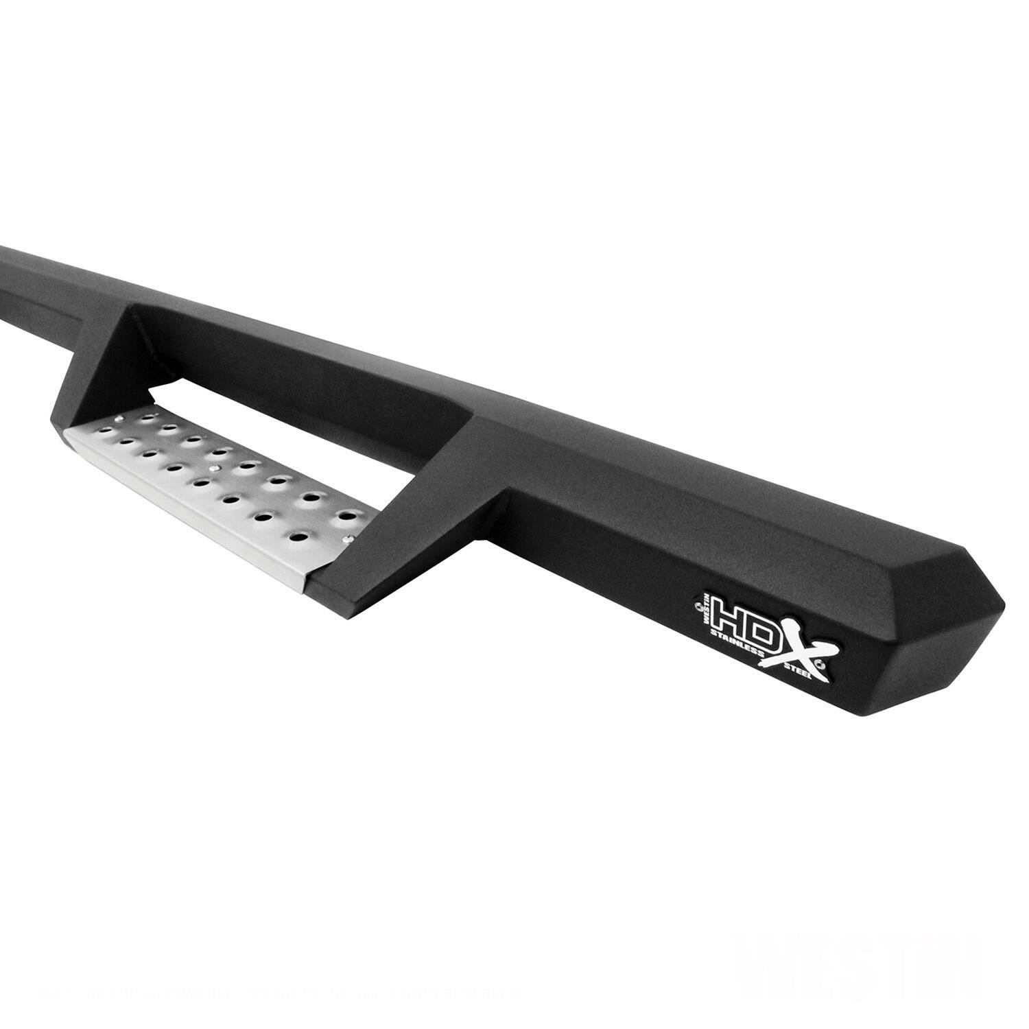 Westin 19-22 RAM 1500 Quad Cab 6.5ft Bed HDX Stainless Drop W2W Nerf Step Bars - Tex. Blk thumbnail 5