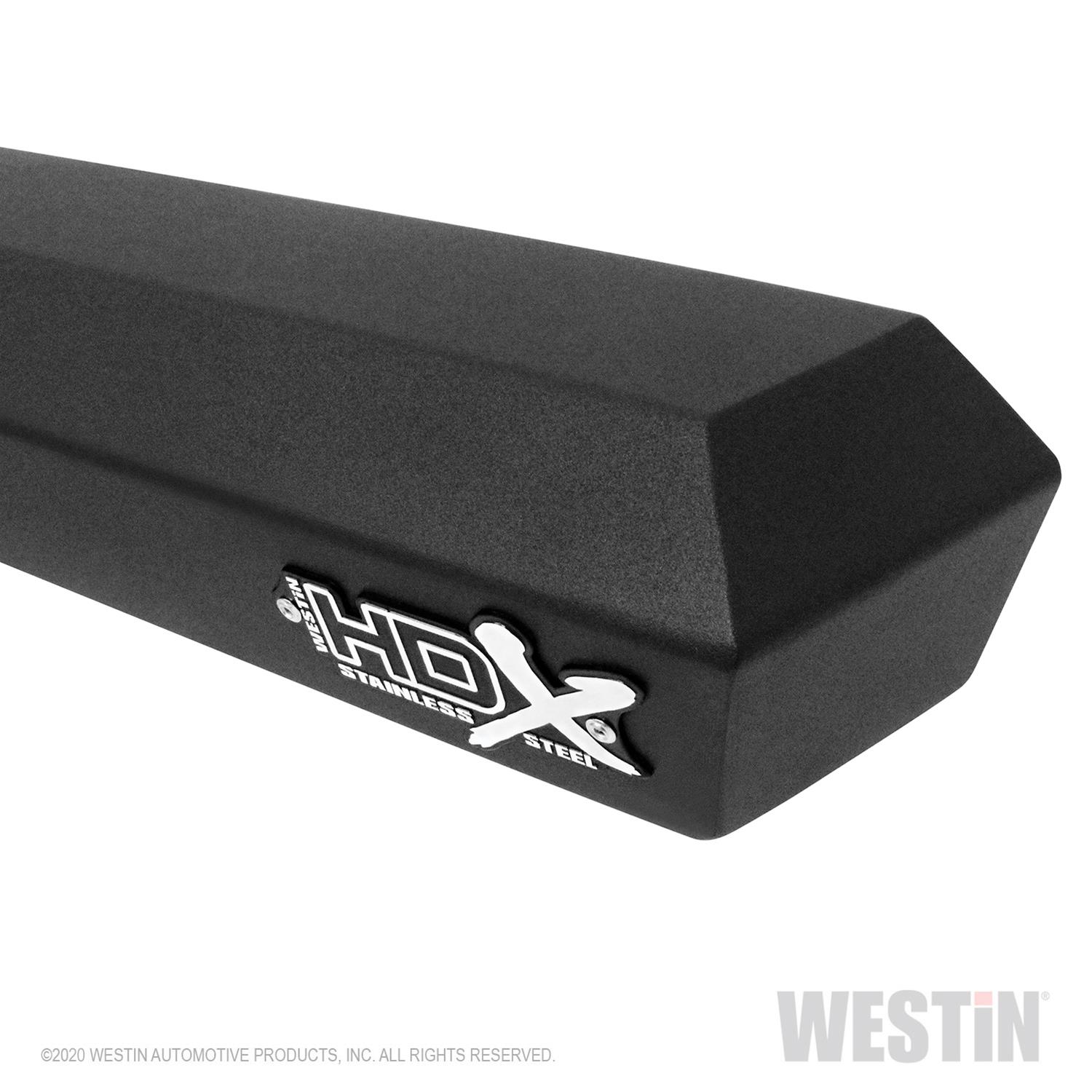 Westin 2020 Chevy Silverado 2500/3500 Crew Cab (6.5ft Bed) HDX W2W Nerf Step Bars - Textured Black thumbnail 2