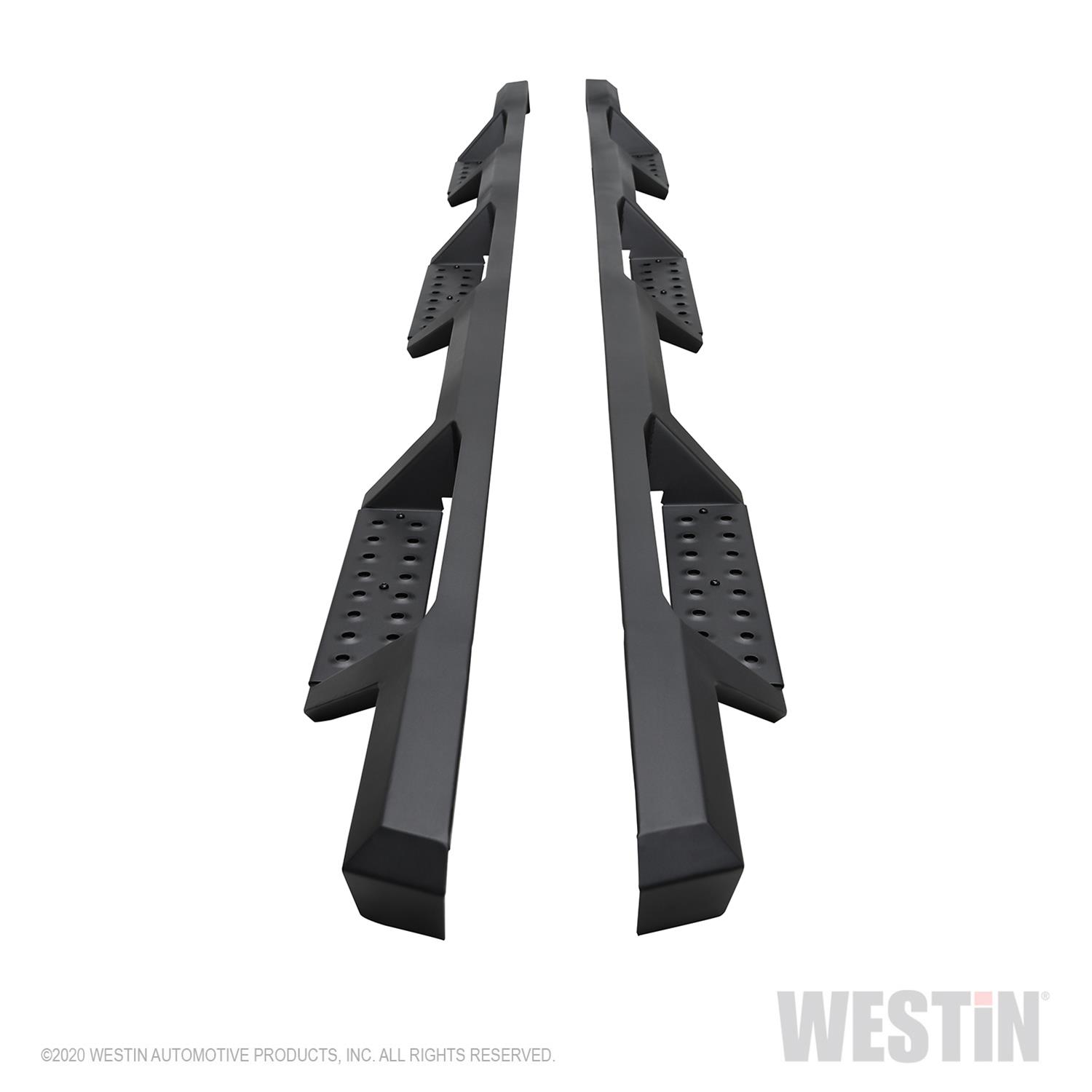 Westin 2020 Chevy Silverado 2500/3500 Crew Cab (8ft Bed) HDX W2W Nerf Step Bars - Textured Black thumbnail 8