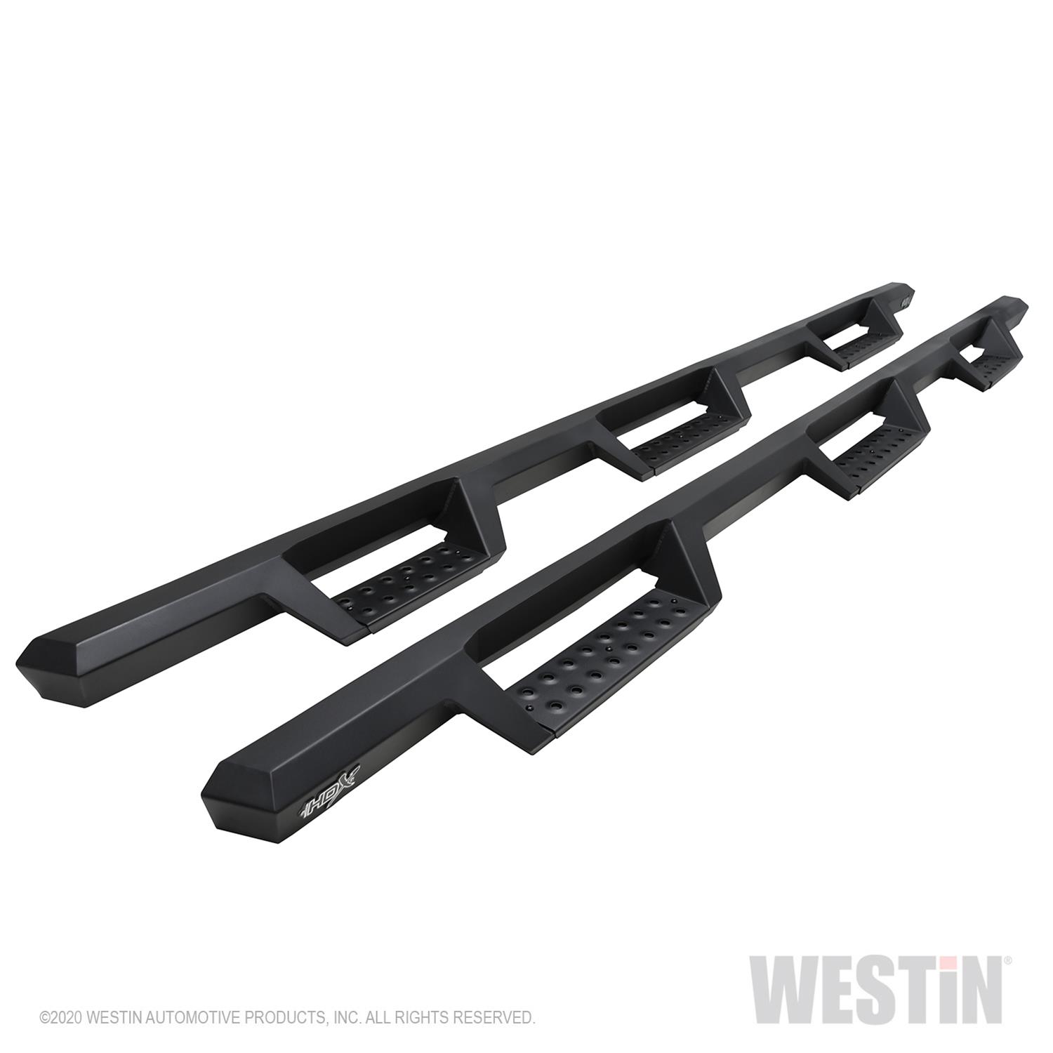 Westin 2020 Chevy Silverado 2500/3500 Crew Cab (8ft Bed) HDX W2W Nerf Step Bars - Textured Black thumbnail 7