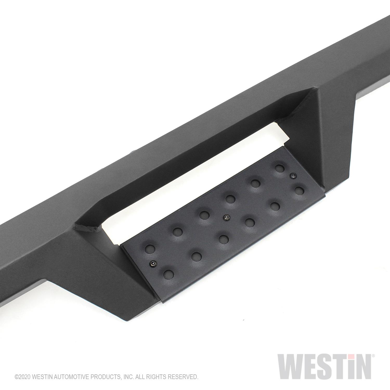 Westin 2020 Chevy Silverado 2500/3500 Crew Cab (8ft Bed) HDX W2W Nerf Step Bars - Textured Black thumbnail 3