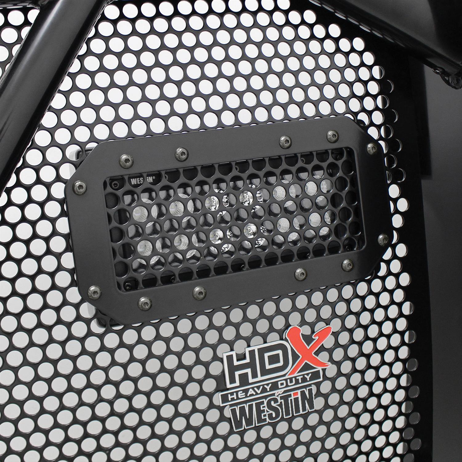 Westin HDX Flush Mount B-FORCE LED Light Kit (Set of 2) w/wiring harness - Black thumbnail 2