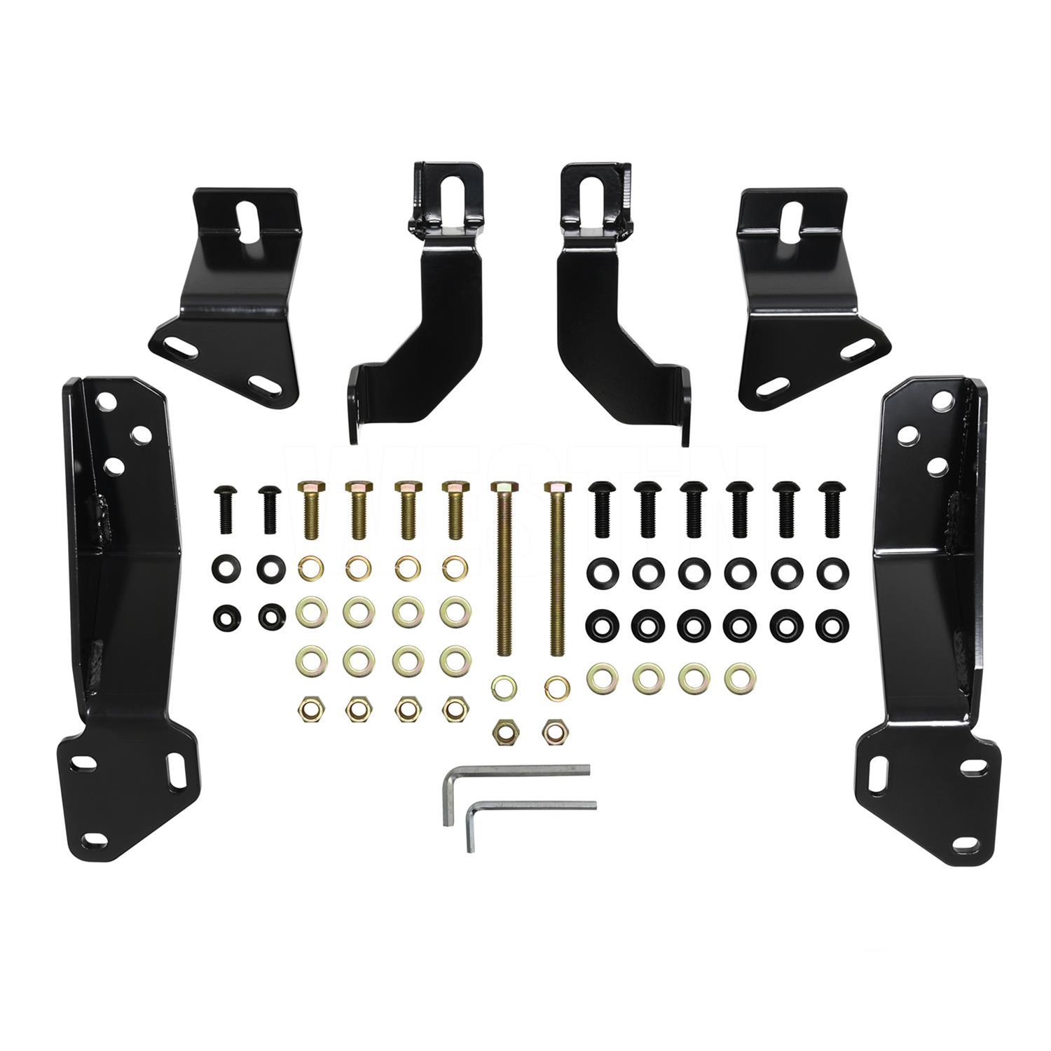 Westin 20-22 Chevrolet Silverado 2500/3500 HDX Modular Grille Guard - Black thumbnail 3