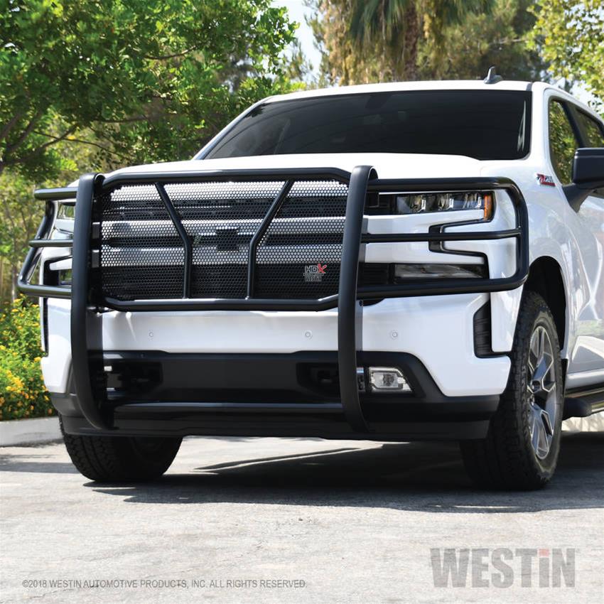 Westin 2019 Chevrolet Silverado 1500 HDX Grille Guard - Black thumbnail 4