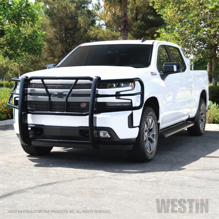 Westin 2019 Chevrolet Silverado 1500 HDX Grille Guard - Black thumbnail 3