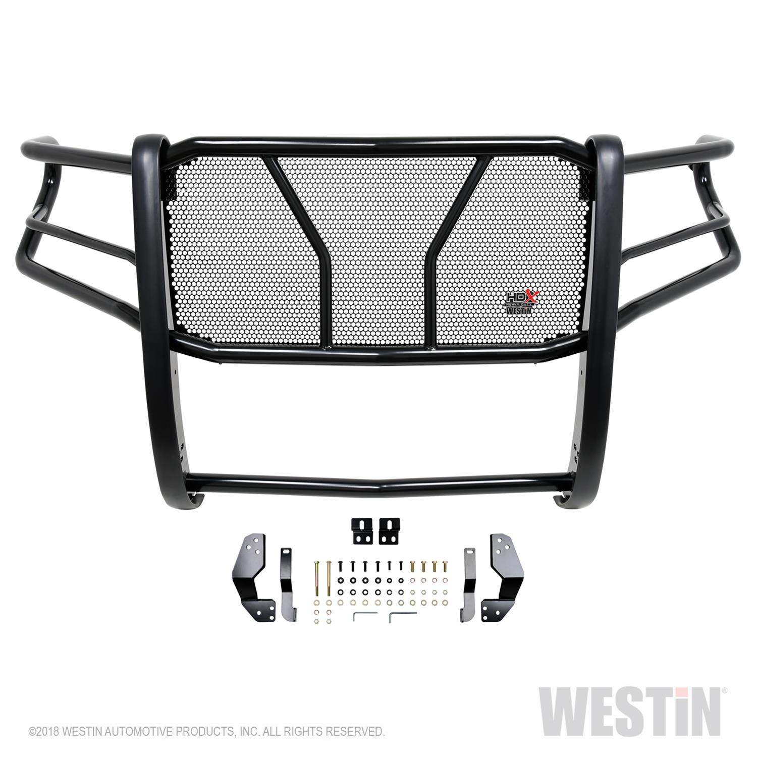 Westin 19-21 GMC Sierra 1500 HDX Grille Guard - Black thumbnail 7