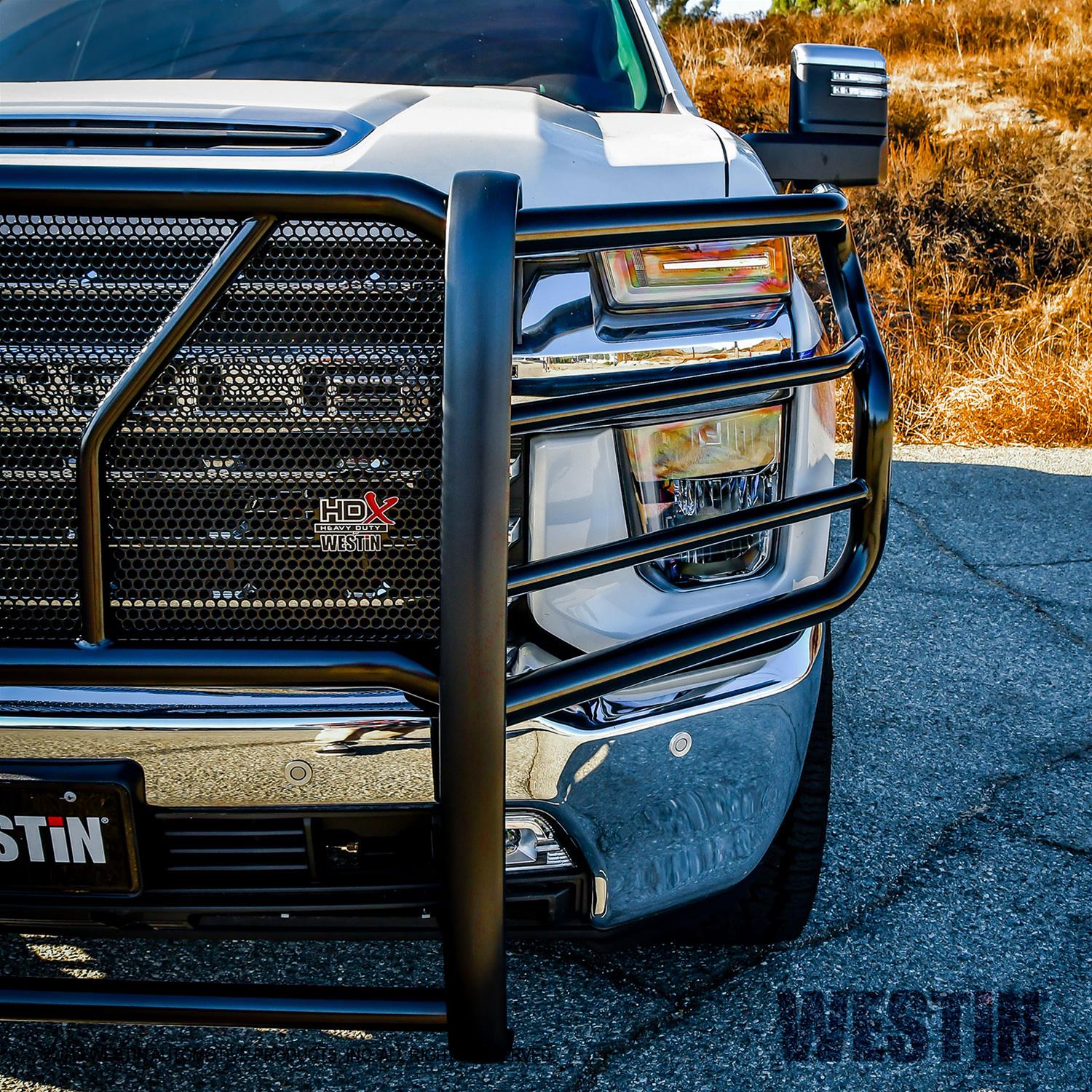 Westin 2020 Chevrolet Silverado 2500/3500 HDX Grille Guard - Black thumbnail 3
