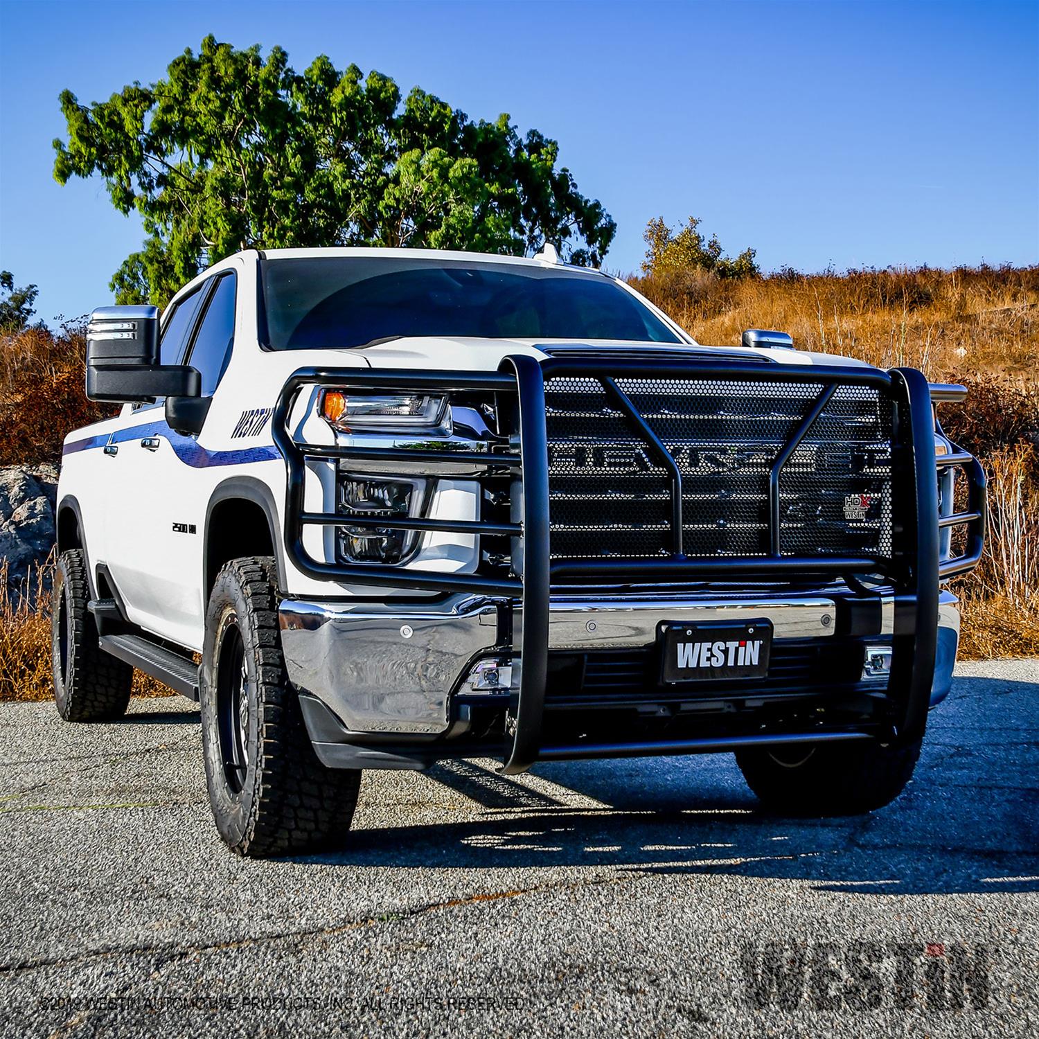 Westin 2020 Chevrolet Silverado 2500/3500 HDX Grille Guard - Black thumbnail 2