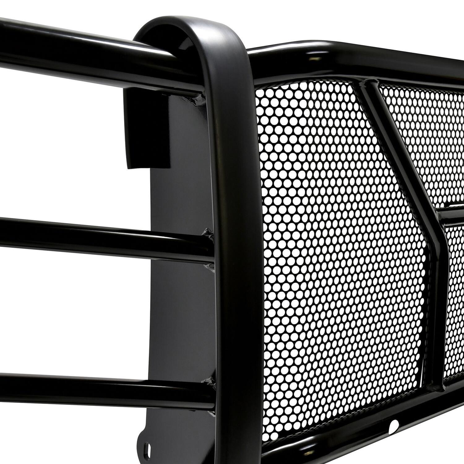 Protector スラッシュメタル　デスメタル　ヘヴィメタル　プロテクター HDX 1-Piece Winch Mount Grille Guard Polished Stainless Steel