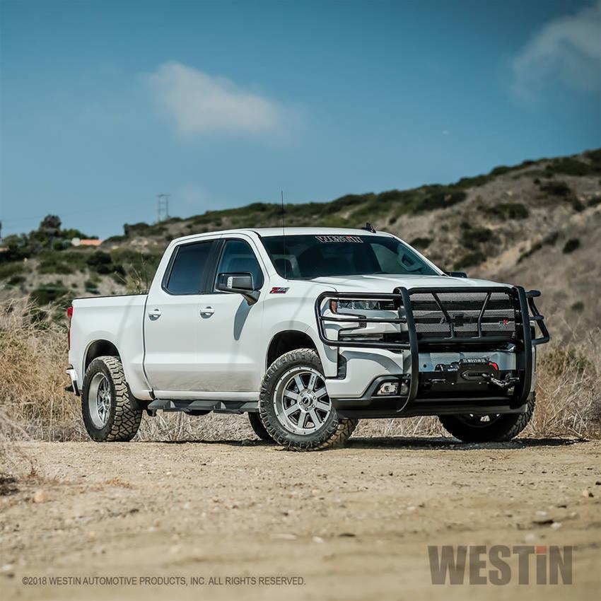 Westin Chevrolet Silverado 1500 19-21 (Excl. 2019 Silverado LD) HDX Winch Mount Grille Guard (1x wes46-23955, 1x wes57-93955A) thumbnail 2