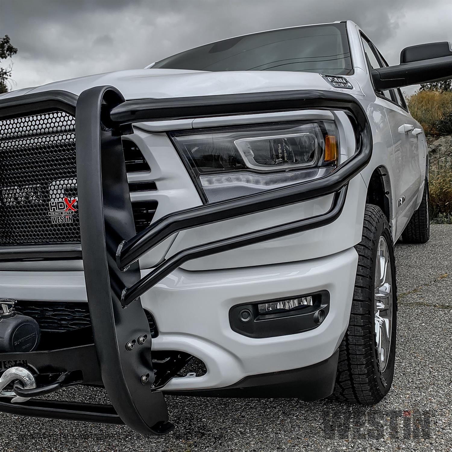 Westin Ram 1500 19-21 (Excl. 2019-2020 Ram 1500 Classic) HDX Winch Mount Grille Guard (1x wes46-23975, 1x wes57-93975A) thumbnail 3