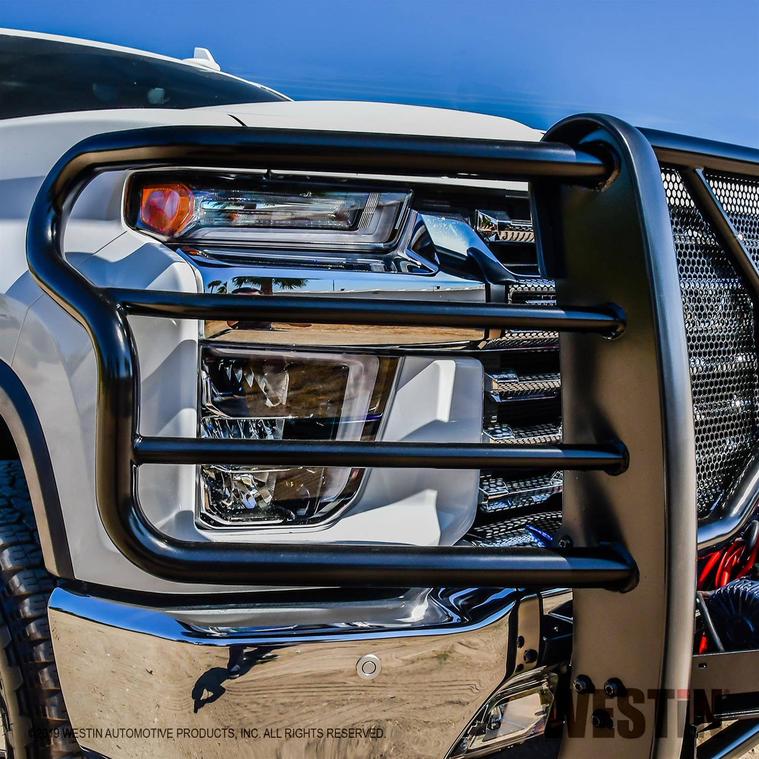 Westin Chevrolet Silverado 2500/3500 20-21 HDX Winch Mount Grille Guard (1x wes46-23995, 1x wes57-93995A) thumbnail 3