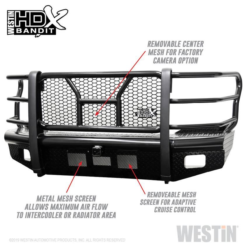 Westin/HDX Bandit 18-20 Ford F-150 (Excl. EcoBoost) Front Bumper - Black thumbnail 6