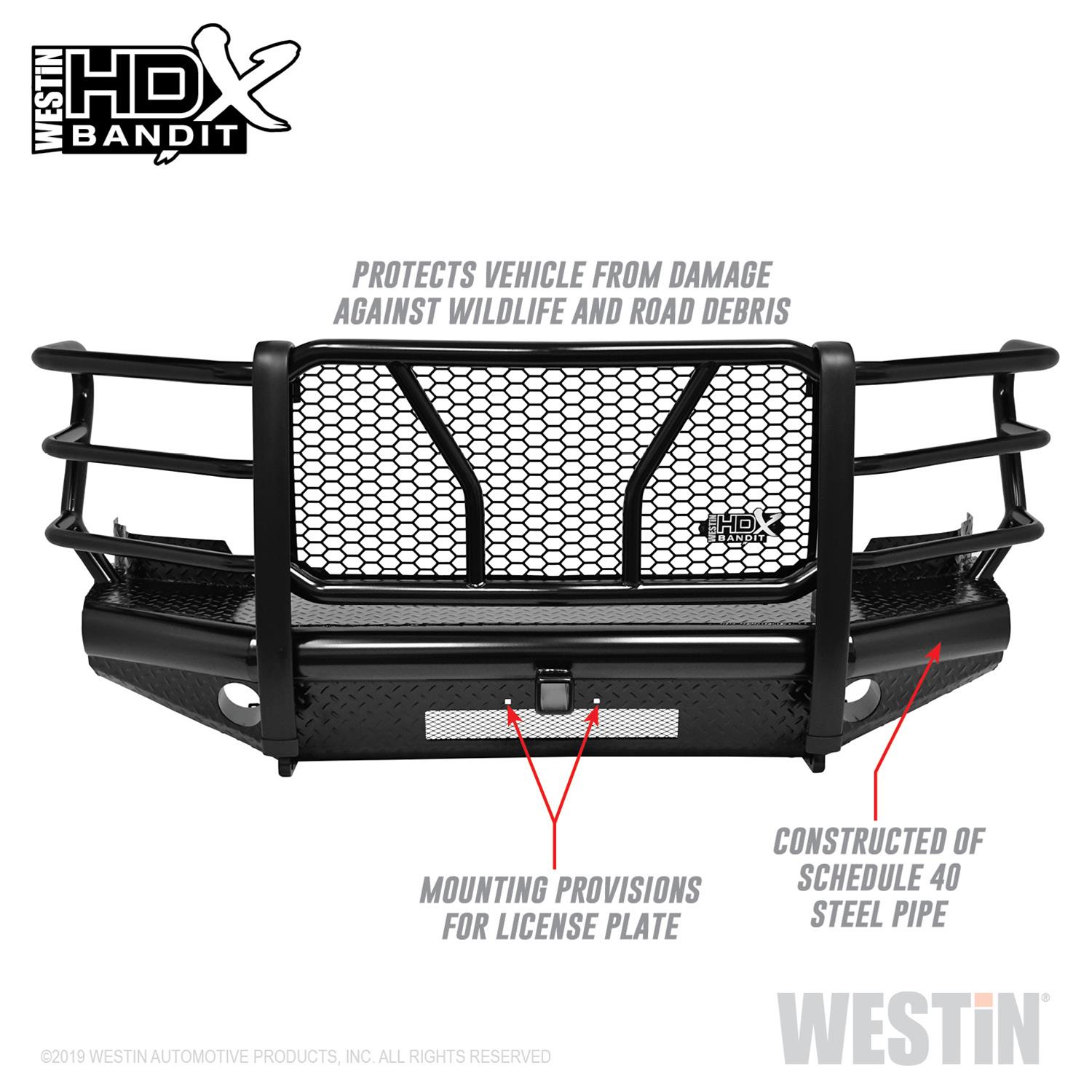 Westin/HDX Bandit 11-16 Ford F-250 / F-350 Front Bumper - Black thumbnail 6
